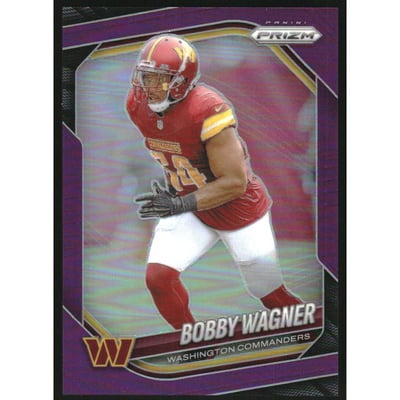 2025 Panini Prizm Prizms Purple #261 Bobby Wagner