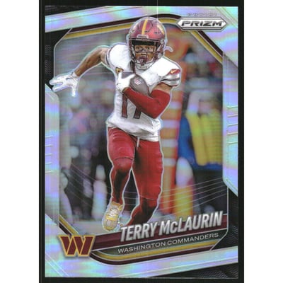 2025 Panini Prizm Prizms Silver #223 Terry McLaurin