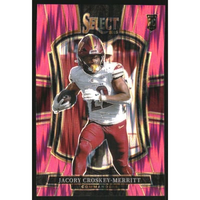 2025 Select Prizm Pink Shock #188 Jacory Croskey-Merritt