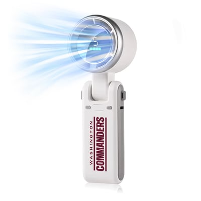Washington Commanders ActionHeat AlphaCool Rechargeable Handheld Fan