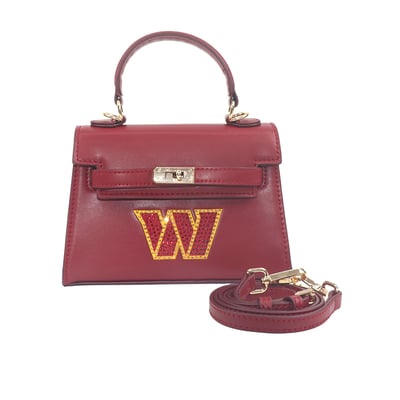 Washington Commanders FABGATING by Cuce Team Color Vegan Leather Mini Purse