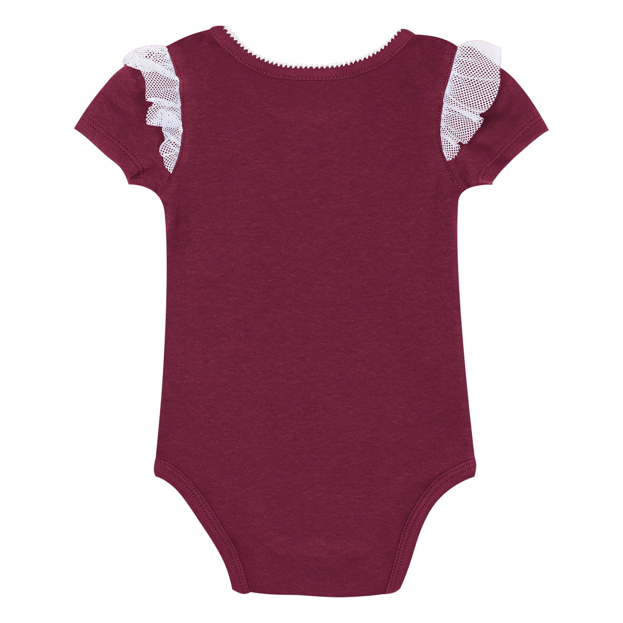 Ensemble body et jupe imprimé cœurs fondus bordeaux des commandants Washington pour bébé fille Outerstuff