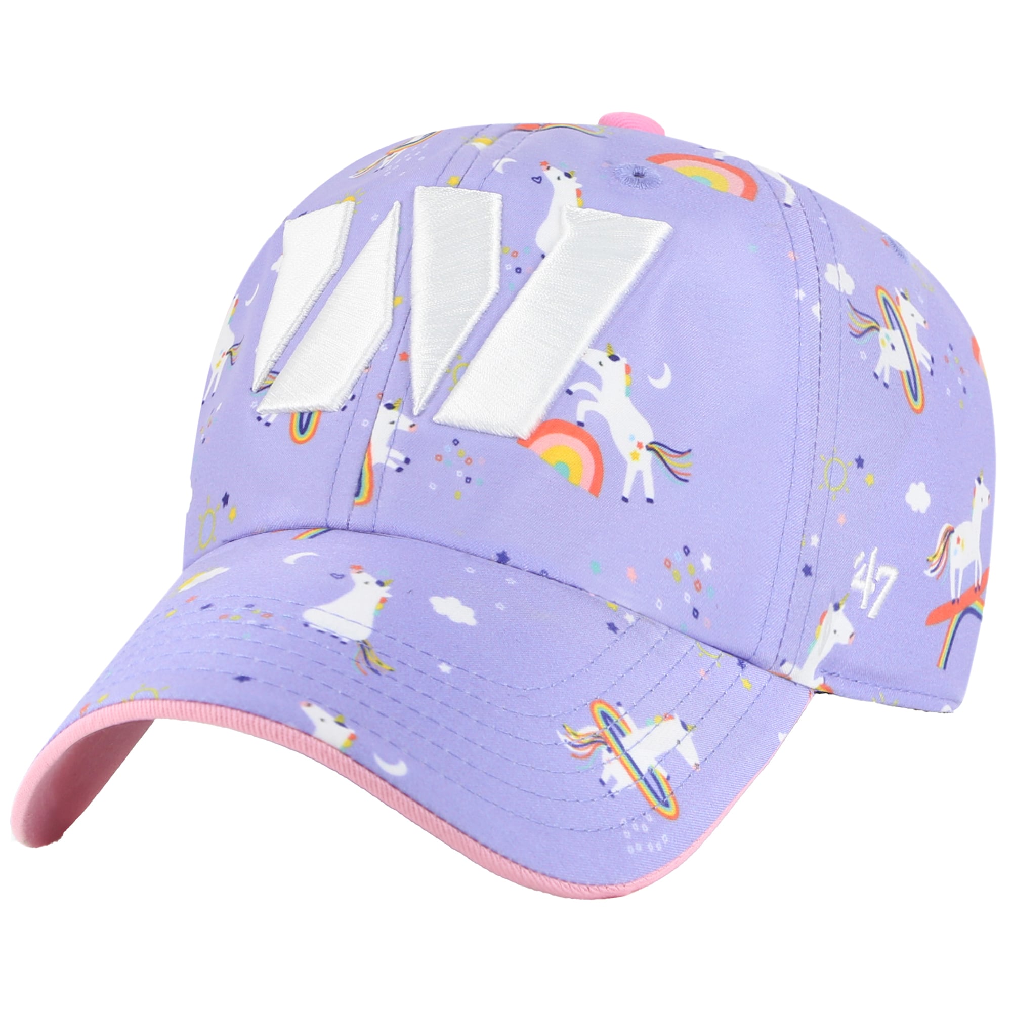 Casquette ajustable « Licorne » pour filles de l'école maternelle « 47 » lavande Washington Commanders