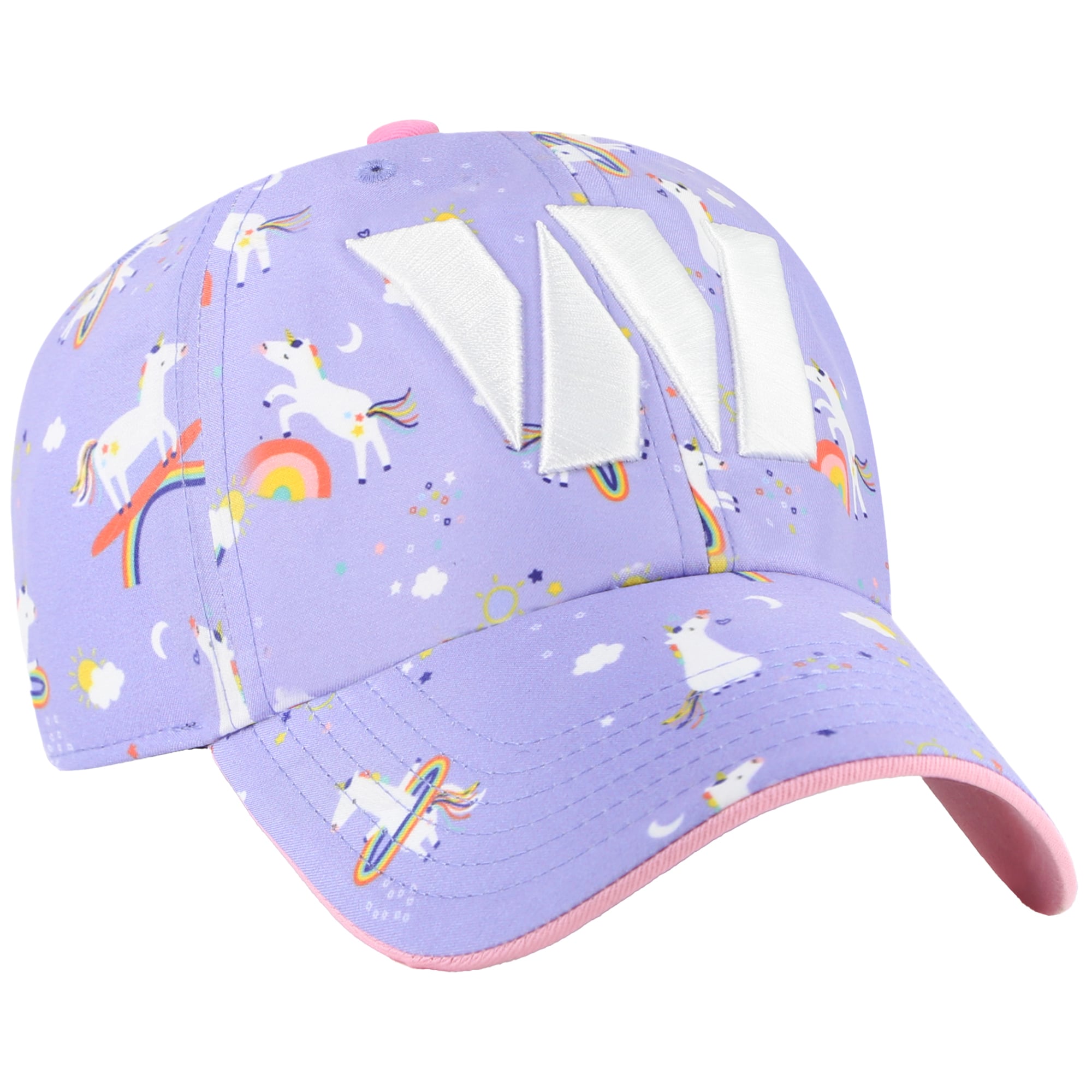 Casquette ajustable « Licorne » pour filles de l'école maternelle « 47 » lavande Washington Commanders