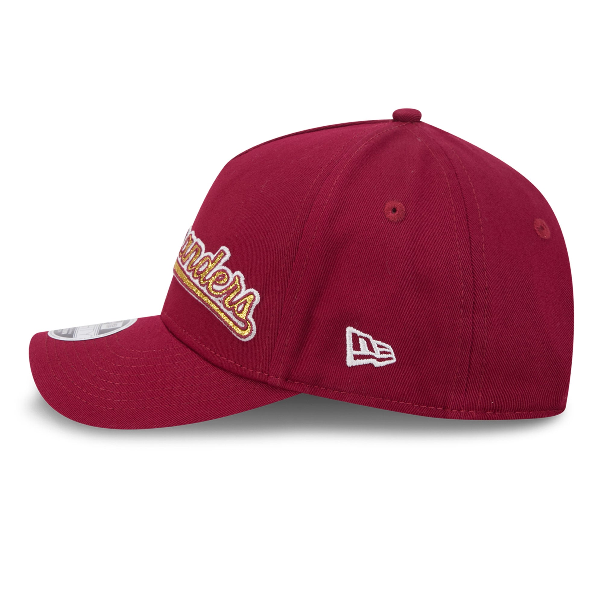 Casquette ajustable New Era 9FORTY bordeaux Washington Commanders Glitz pour filles et jeunes
