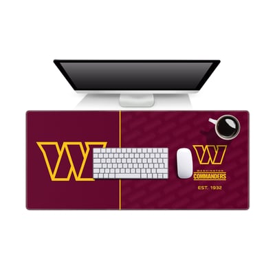 Washington Commanders IDNA 15.7" x 35.4" Logo Series Desk Pad