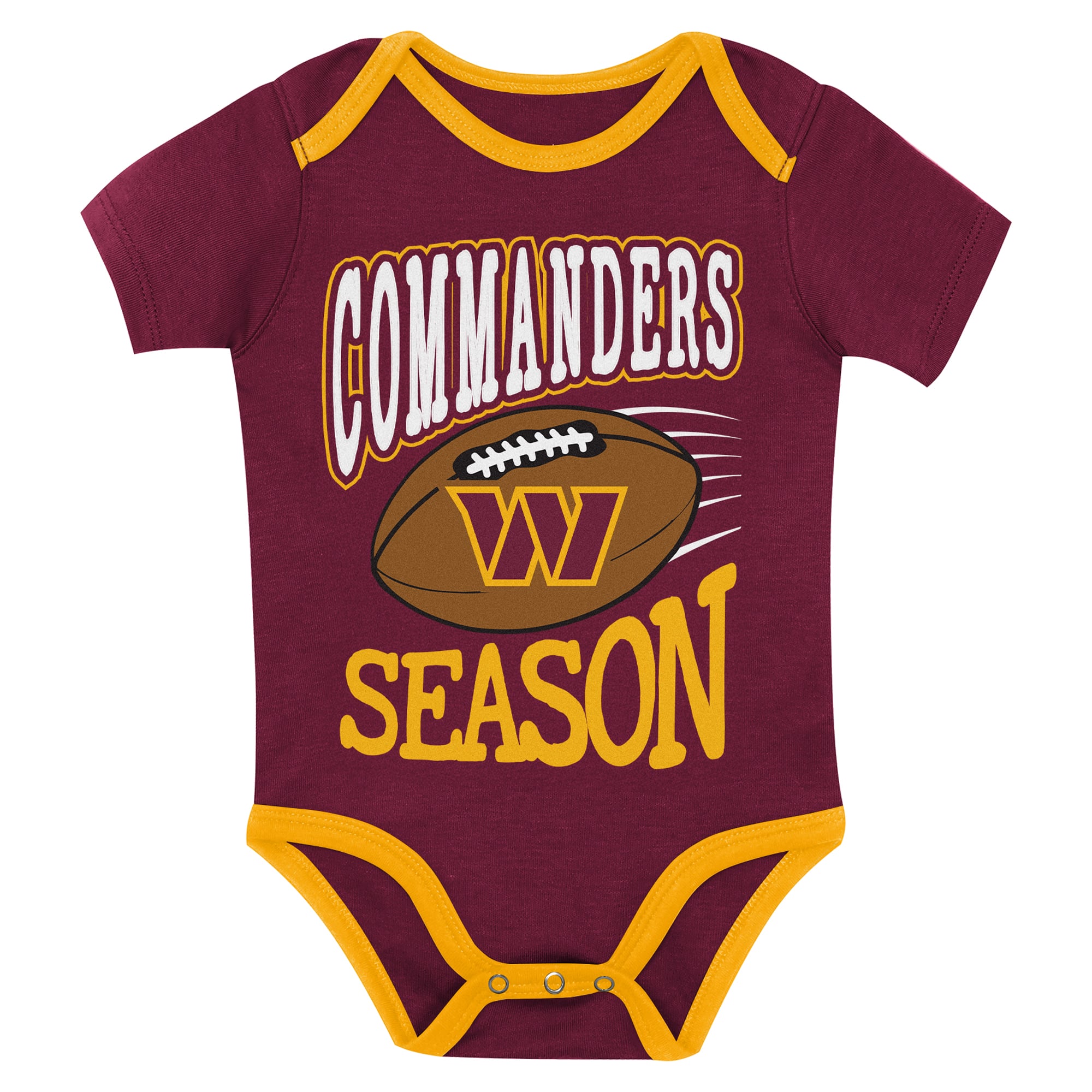 Infant Outerstuff  Washington Commanders First Round Pick 3-Piece Bodysuit Set