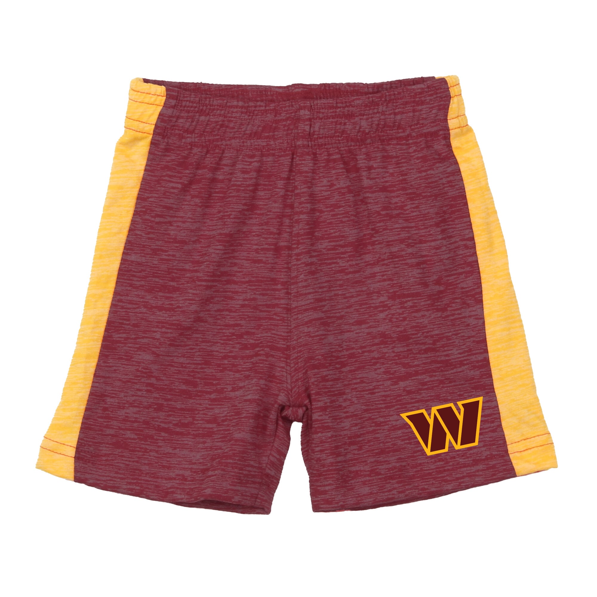 Ensemble body et short pour bébé Wes & Willy Gold/Bordeaux Washington Commanders Cloudy Yard Hopper