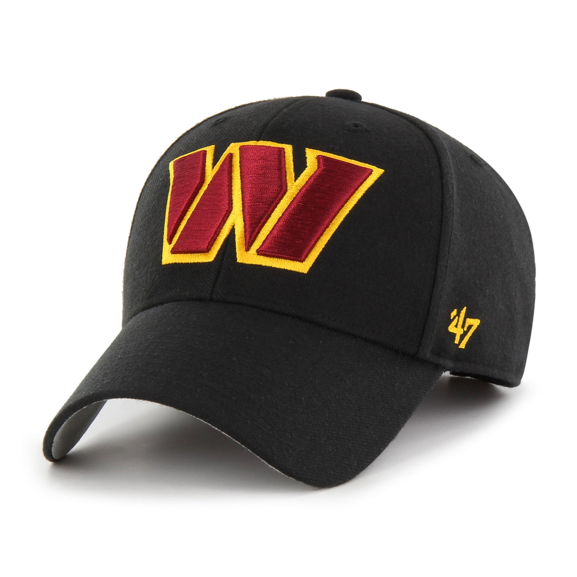 Casquette réglable MVP '47 noire des Washington Commanders pour hommes
