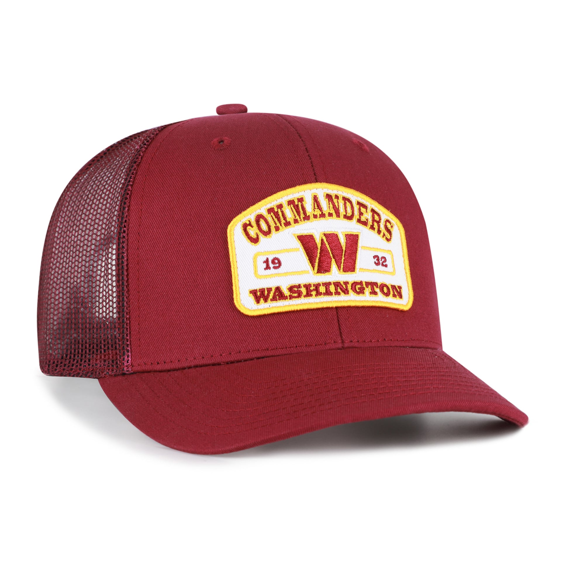 Men's '47 Burgundy Washington Commanders Roadway Adjustable Trucker Hat