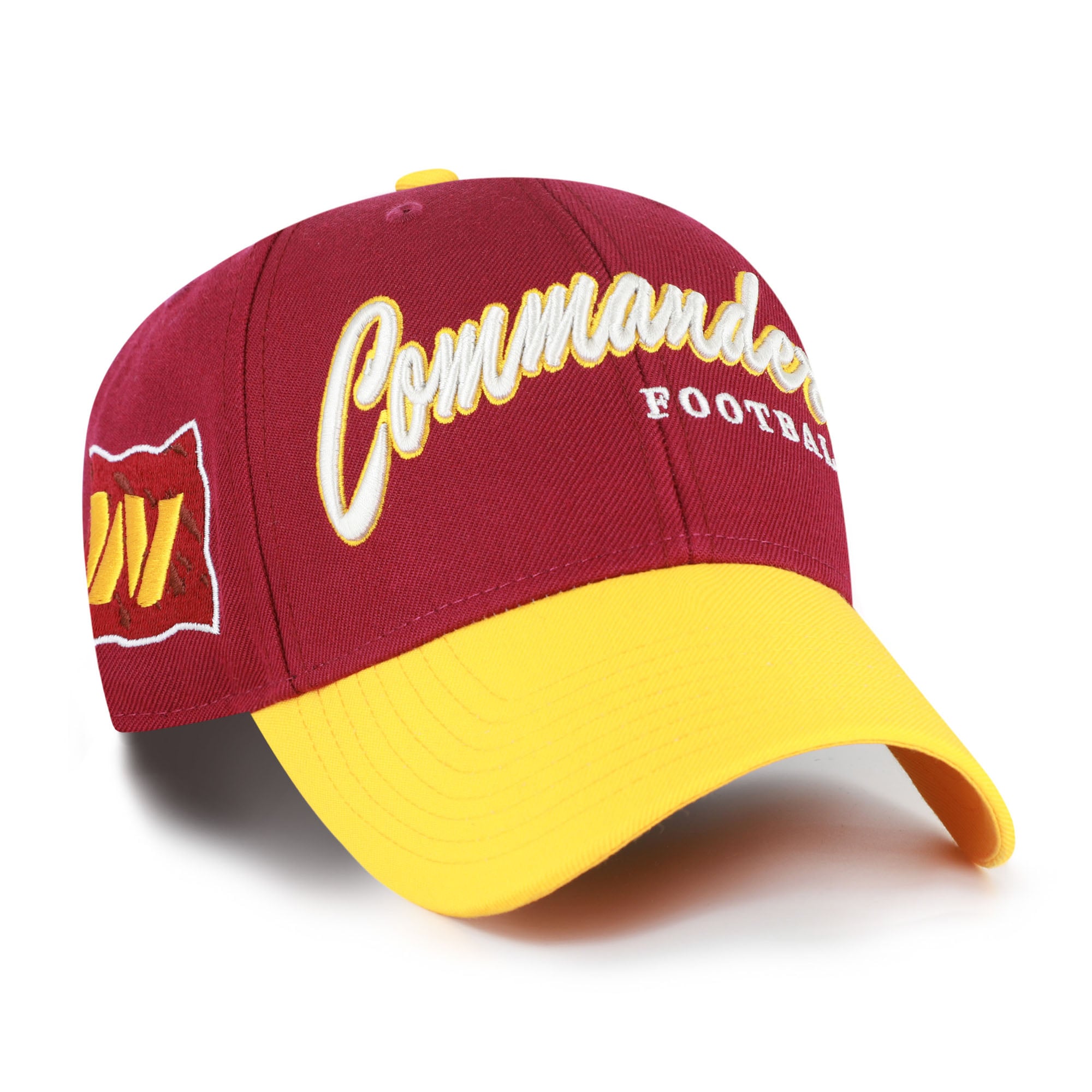 Men's '47  Burgundy Washington Commanders Throwback MVP Adjustable Hat