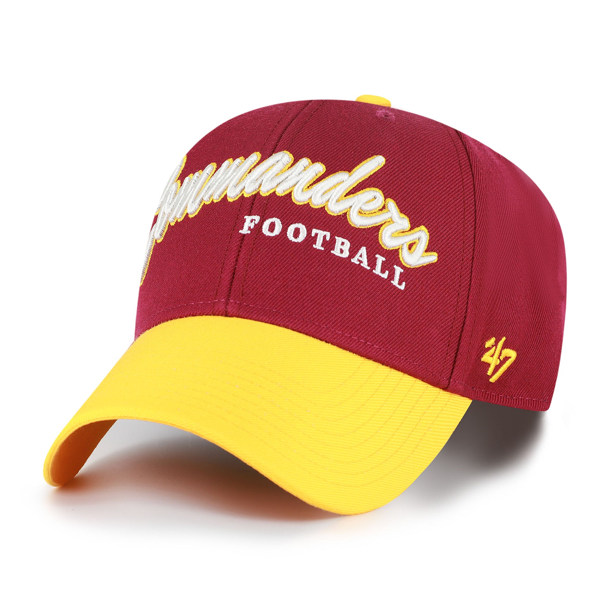 Men's '47  Burgundy Washington Commanders Throwback MVP Adjustable Hat