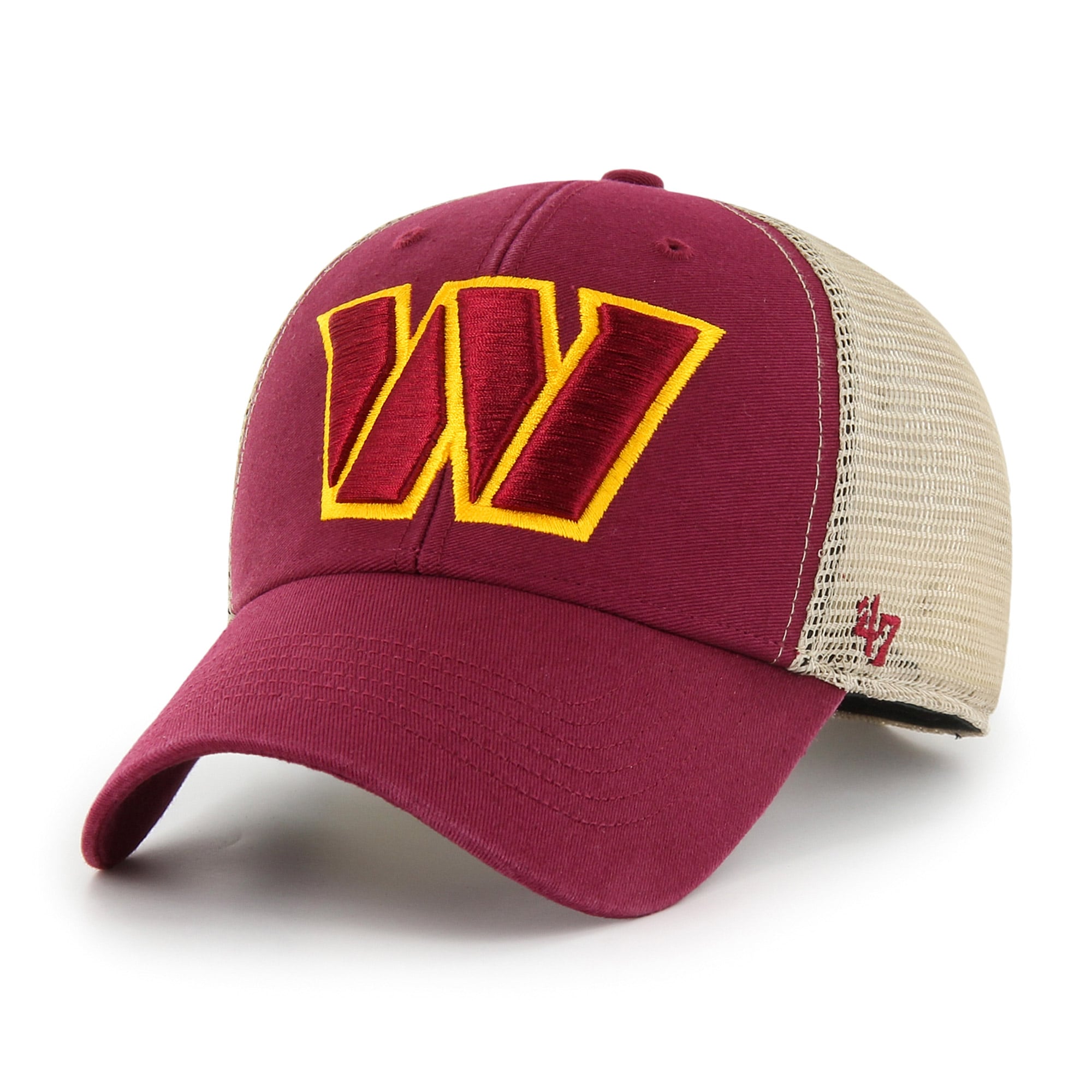 Casquette Snapback MVP phare des Commanders de Washington '47 bordeaux/naturel pour hommes
