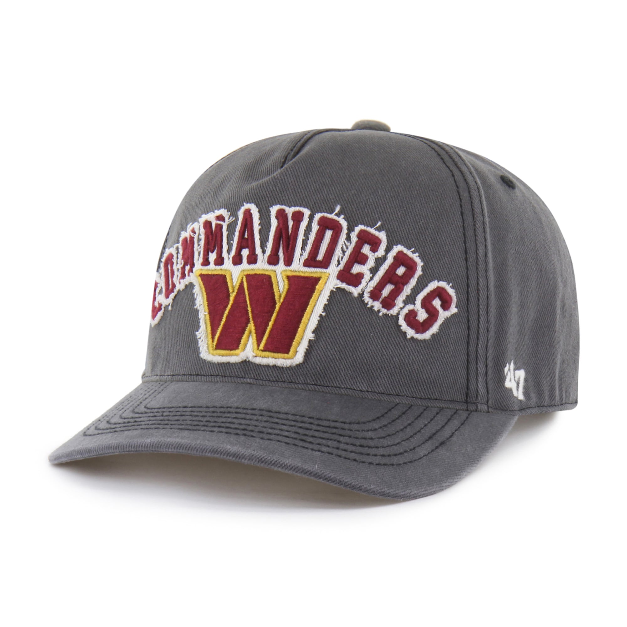 Men's '47 Charcoal Washington Commanders Calderwood Well Worn Hitch Adjustable Hat
