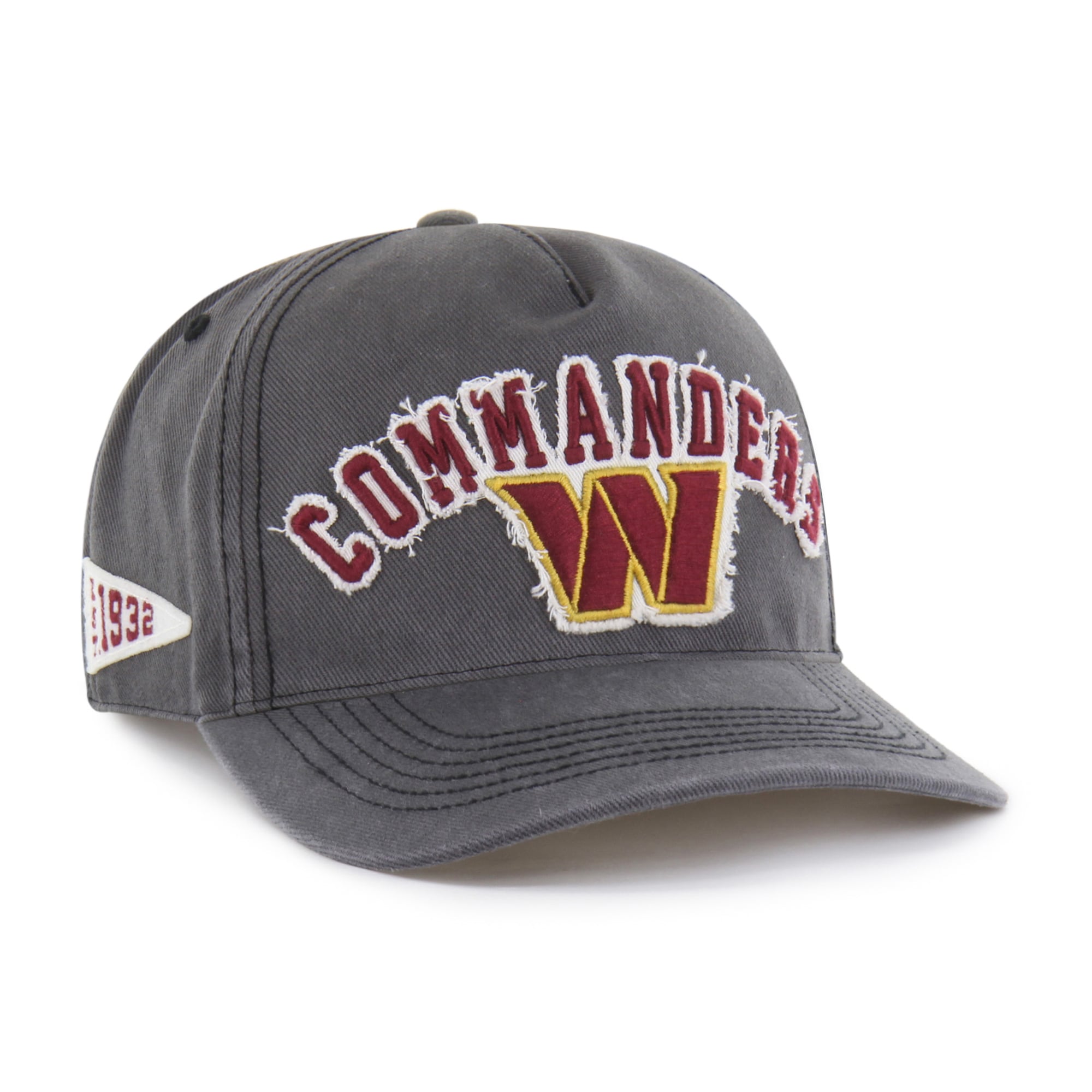 Men's '47 Charcoal Washington Commanders Calderwood Well Worn Hitch Adjustable Hat
