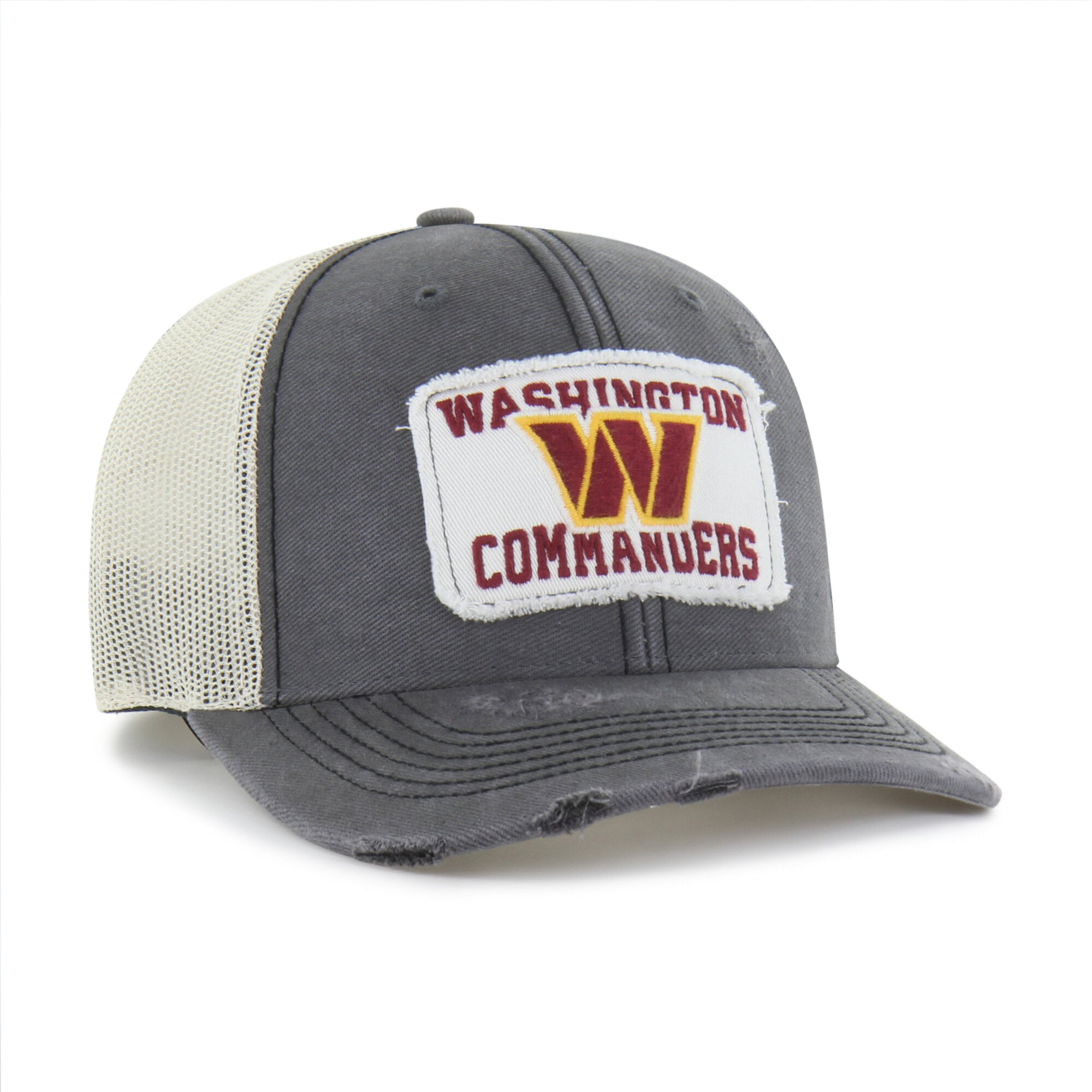 Men's '47 Charcoal Washington Commanders Egremont Well-Worn Adjustable Trucker Hat