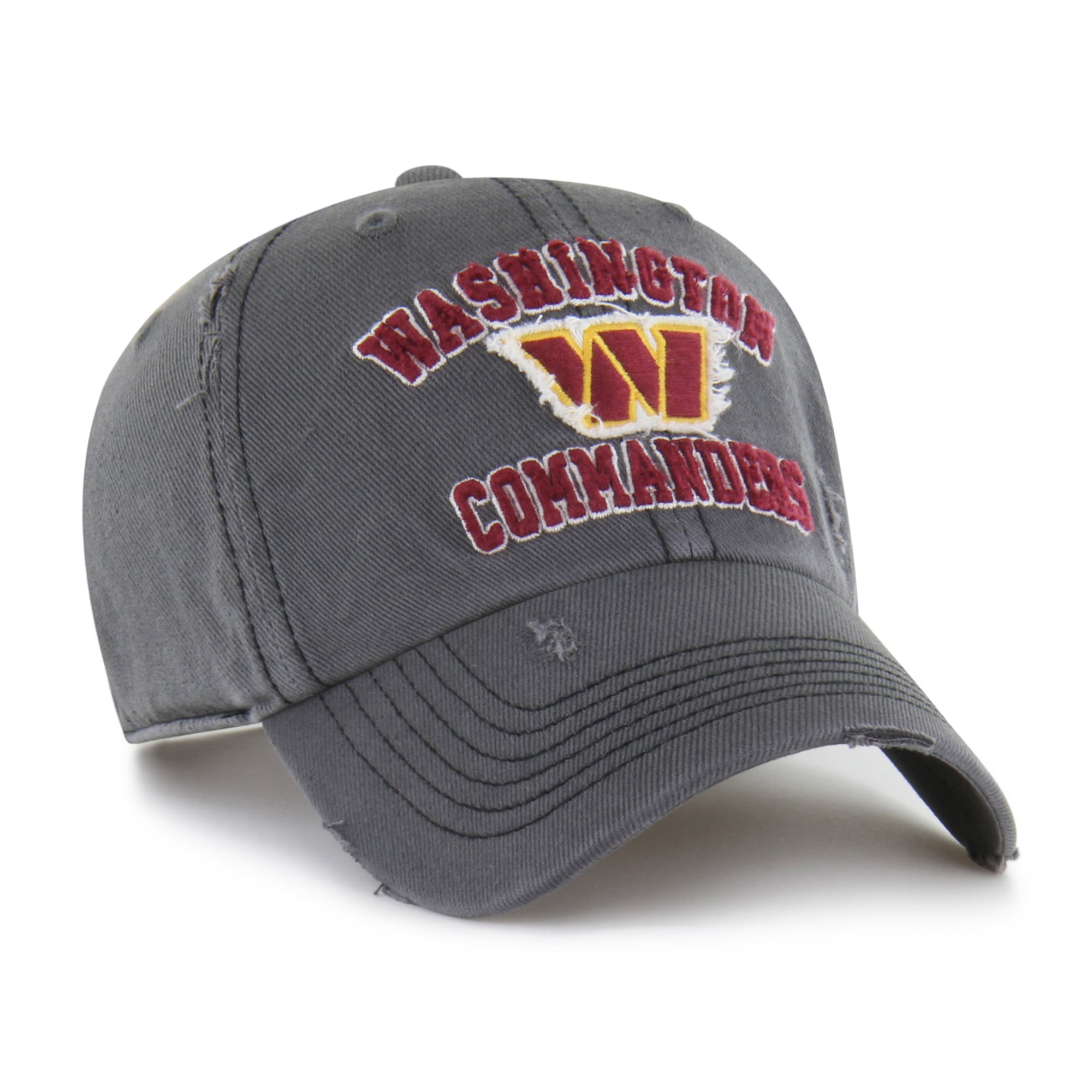 Men's '47  Charcoal Washington Commanders Seymoore Clean Up Adjustable Hat
