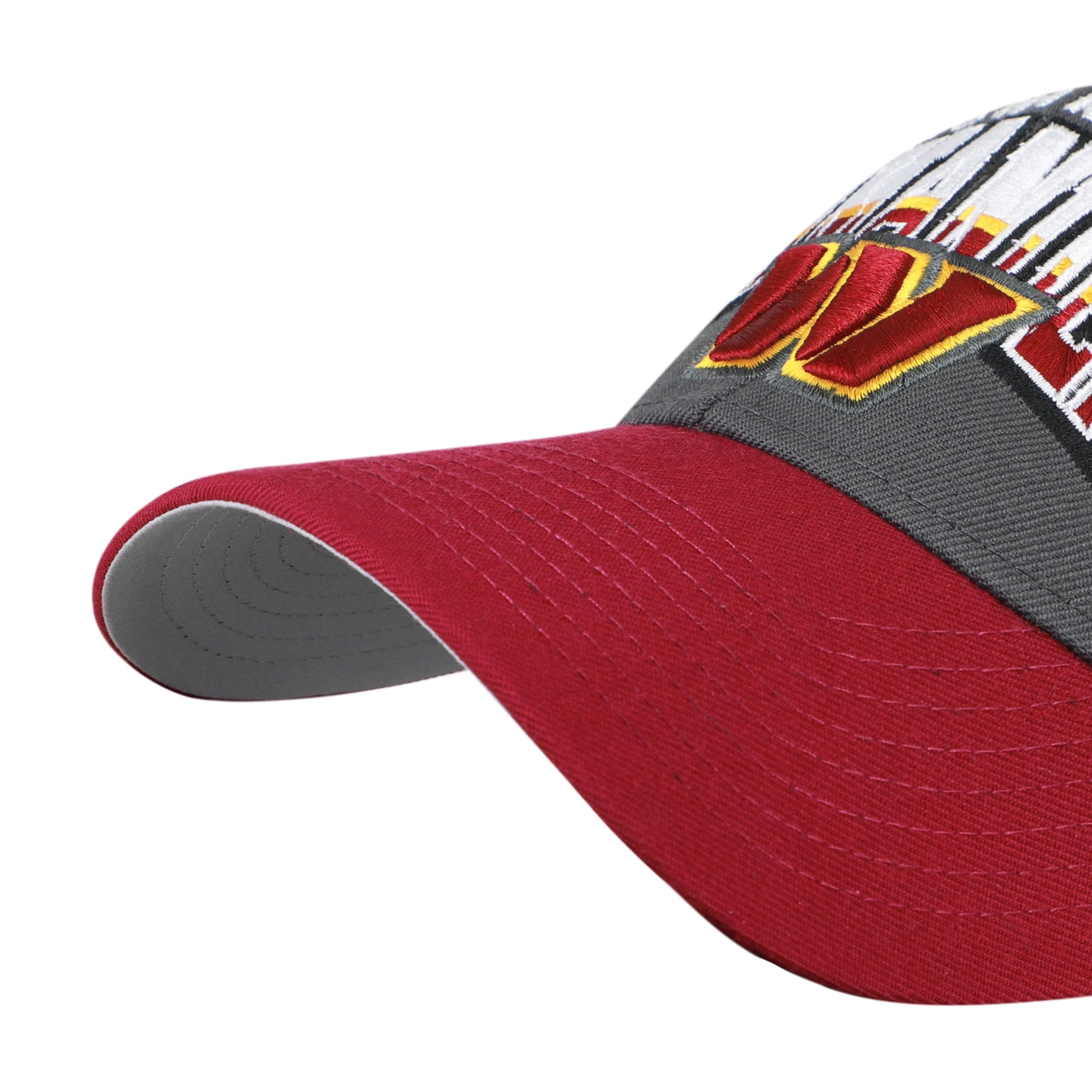 Men's '47 Charcoal Washington Commanders Split Block MVP Adjustable Hat