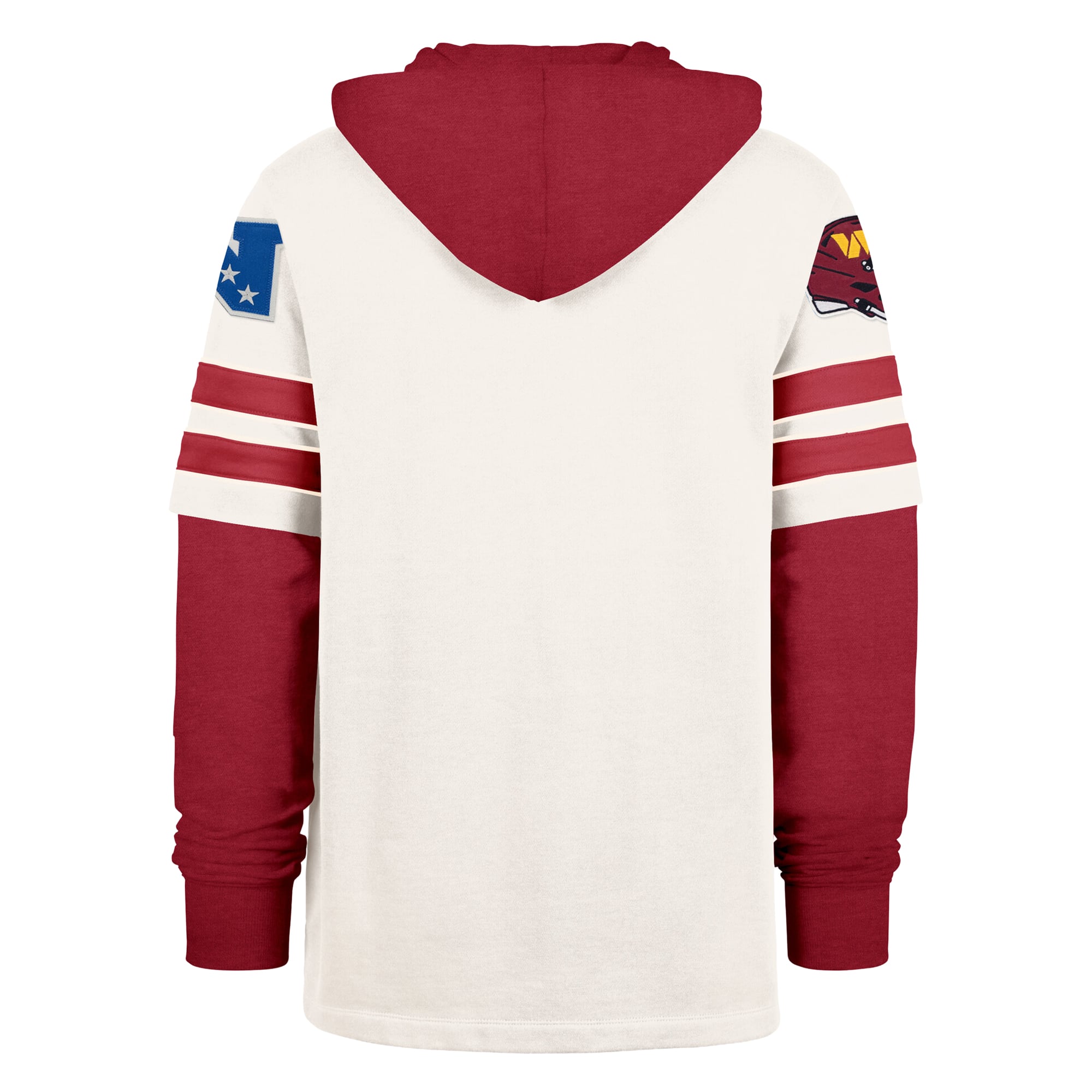 Sweat à capuche pour homme '47 Cream Washington Commanders Split Zone Cornerback Duo Lacer