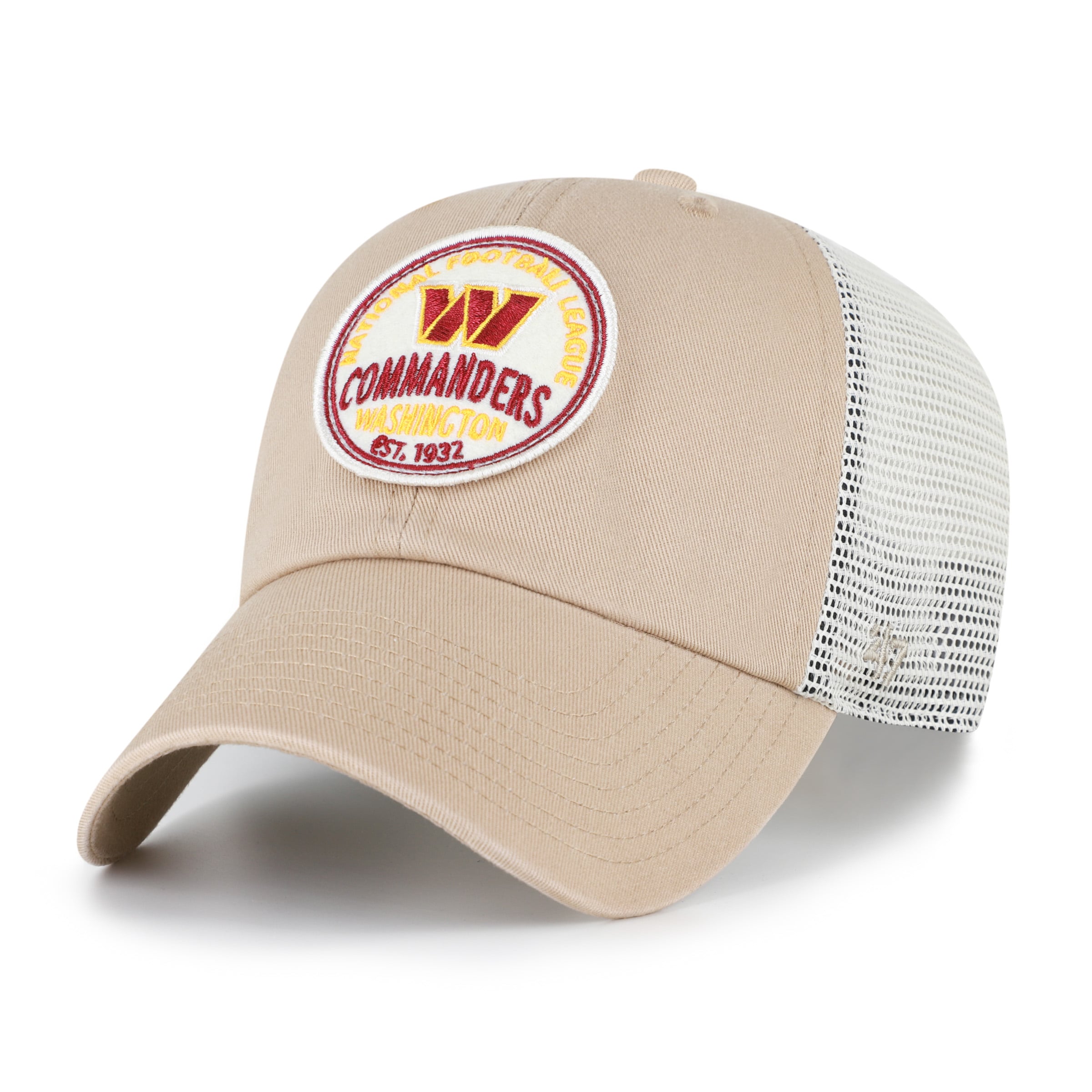Chapeau ajustable '47 Khaki Washington Commanders Felton Clean Up pour homme