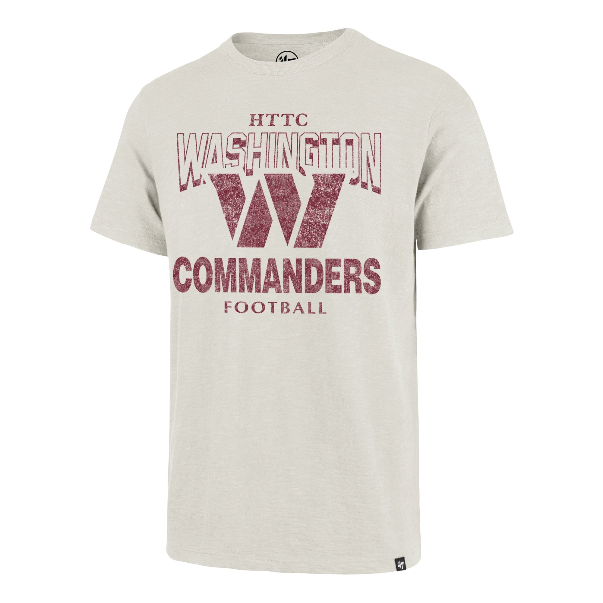 T-shirt homme '47 Natural Washington Commanders Head On Scrum Slub