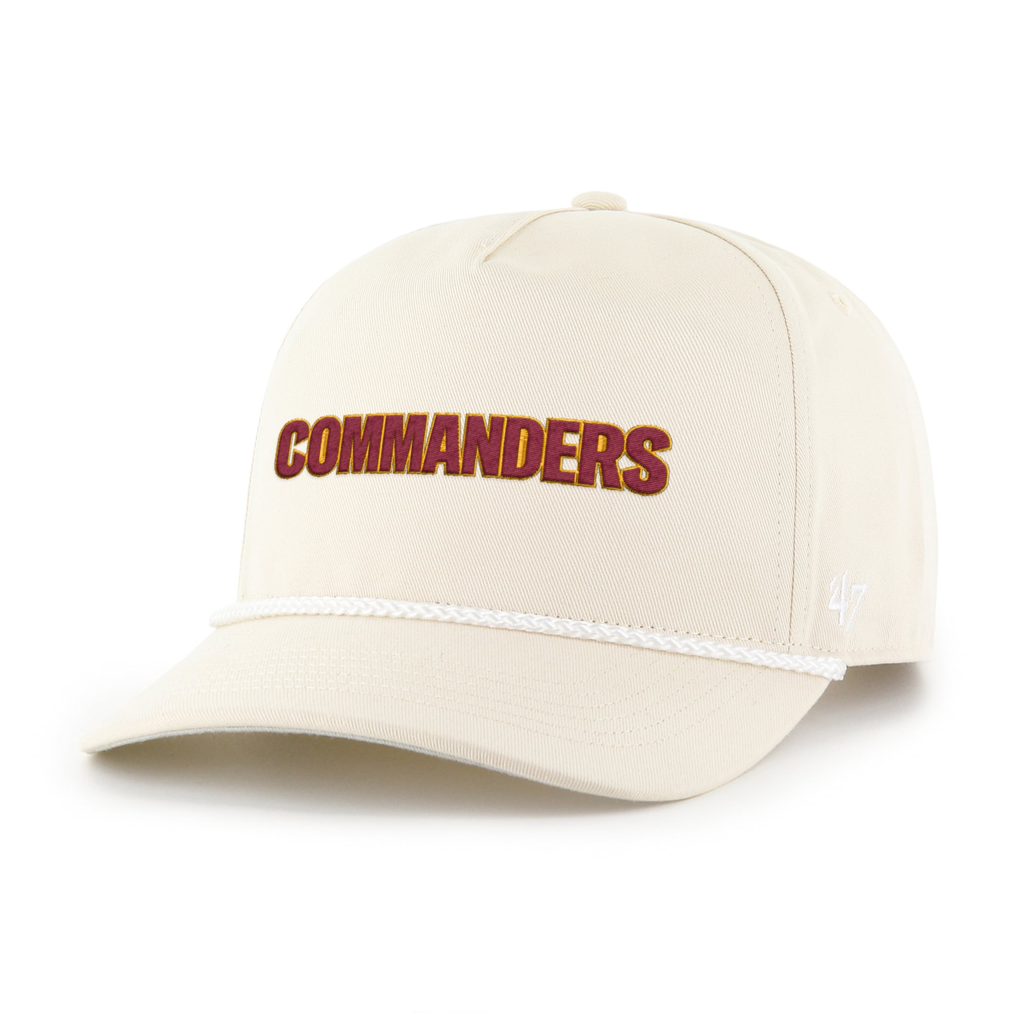 Casquette ajustable '47 Natural Washington Commanders Sure Shot Rope Hitch pour homme