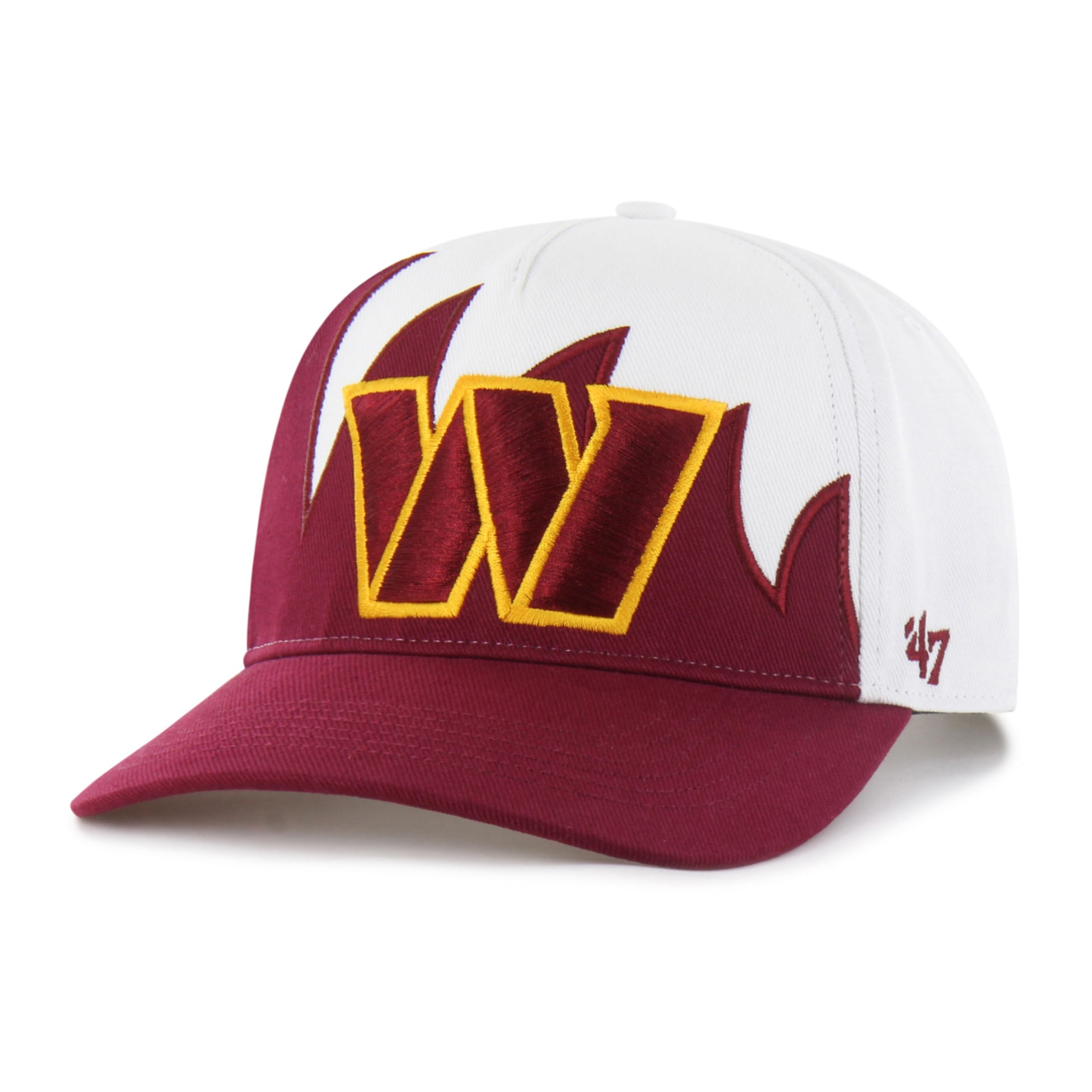 Casquette ajustable « Jagged Hitch » blanche Washington Commanders '47 pour homme