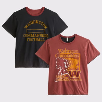 Washington Commanders Abercrombie & Fitch Reversible T-Shirt - Red