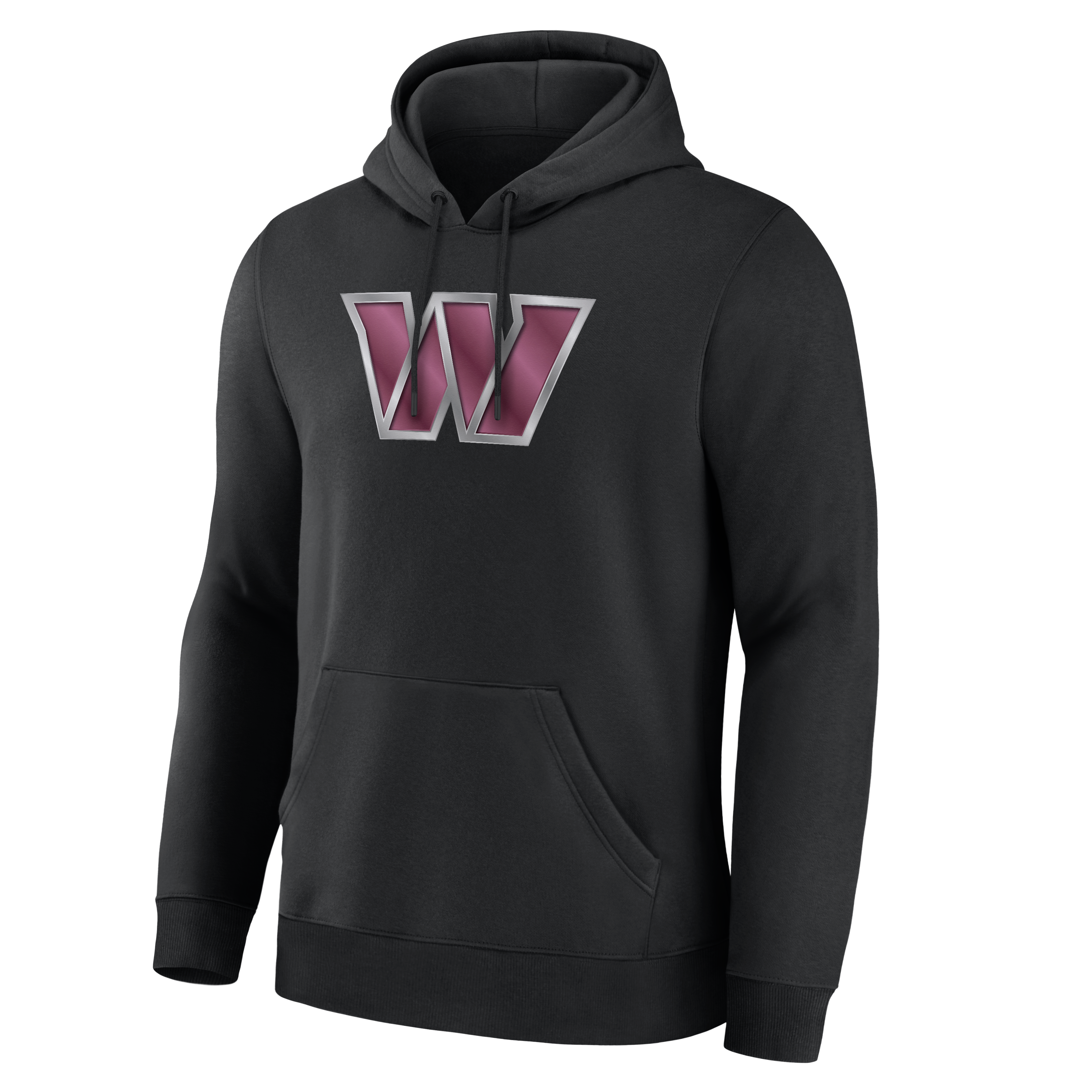 Sweat à capuche noir pour homme avec mascotte métallique des Washington Commanders