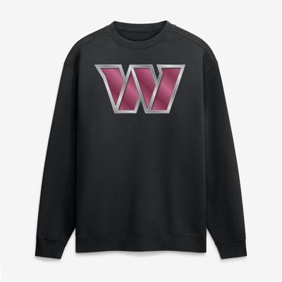 Washington Commanders  Metallic Mascot Sweatshirt - Black