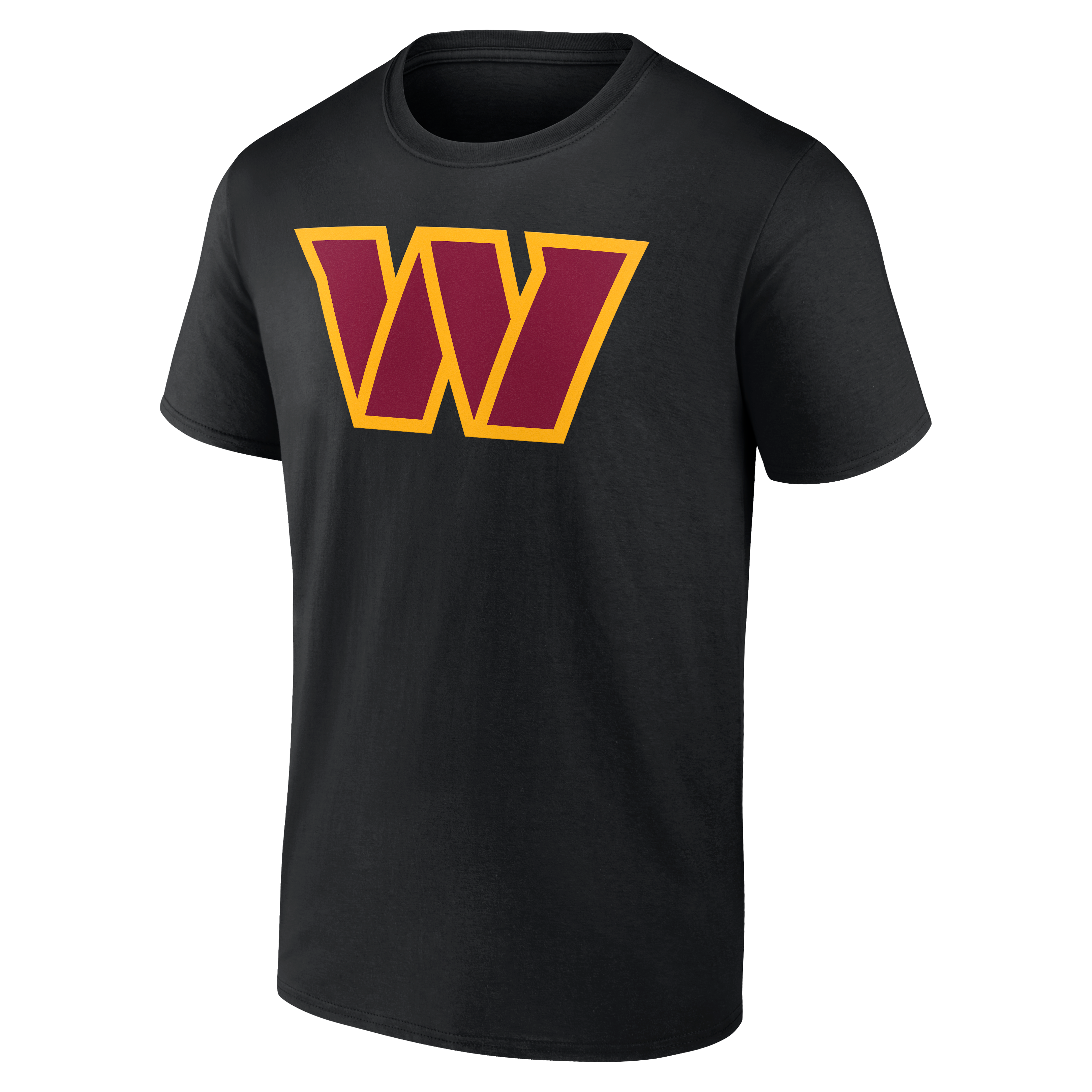 T-shirt authentique personnalisé avec nom et numéro de l'équipe des Washington Commanders pour hommes, noir