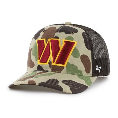 Washington Commanders Carhartt x '47 Adjustable Trucker Hat - Duck Camo