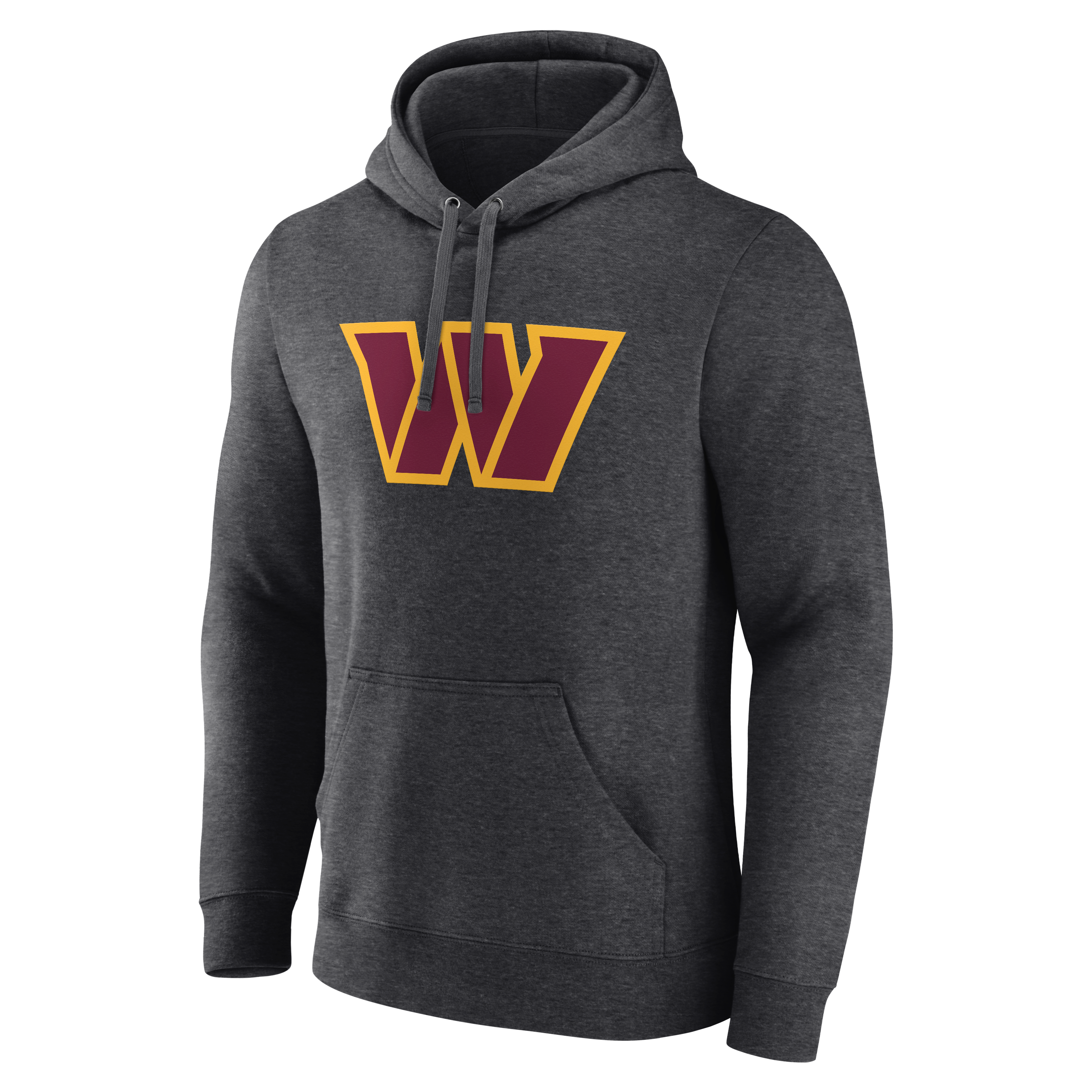 Men's Charcoal Washington Commanders Primary Logo Hoodie