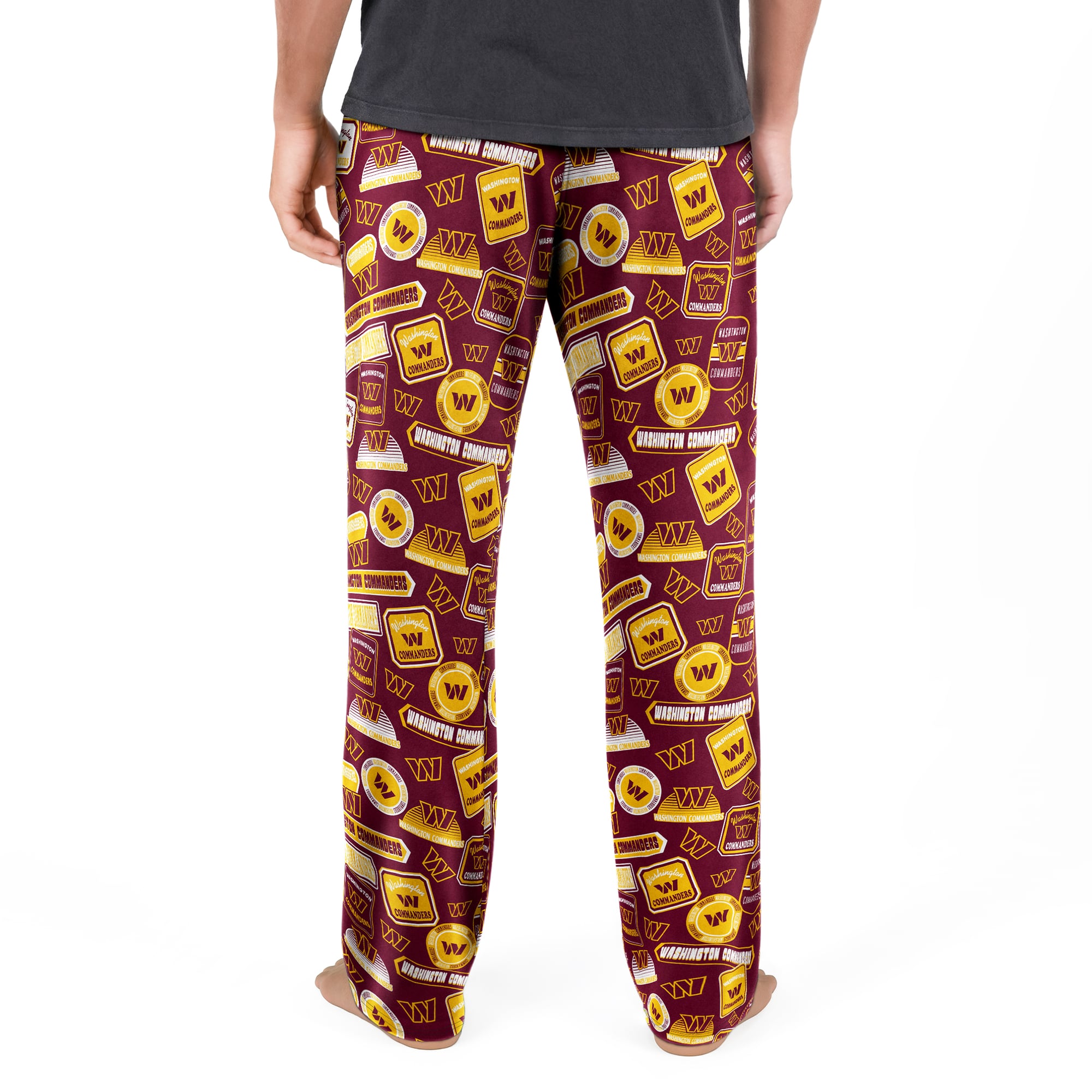 Men's Concepts Sport Burgundy Washington Commanders Grady Sleep Pants