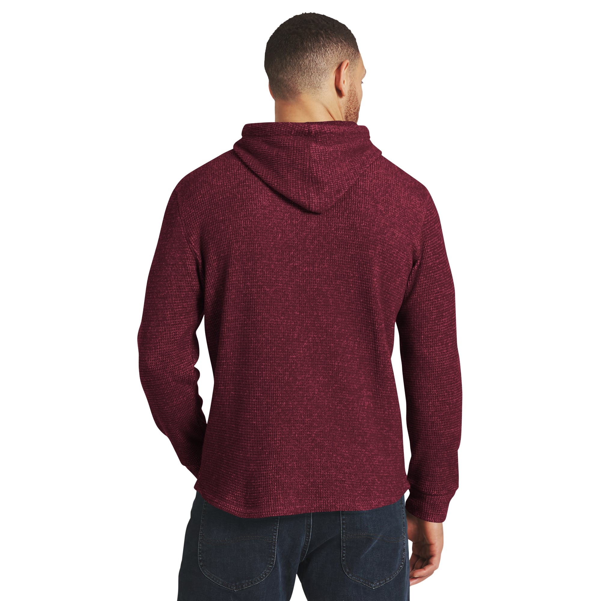 Collection Darius Rucker pour homme par Fanatics T-shirt à manches longues en maille gaufrée bordeaux Washington Commanders