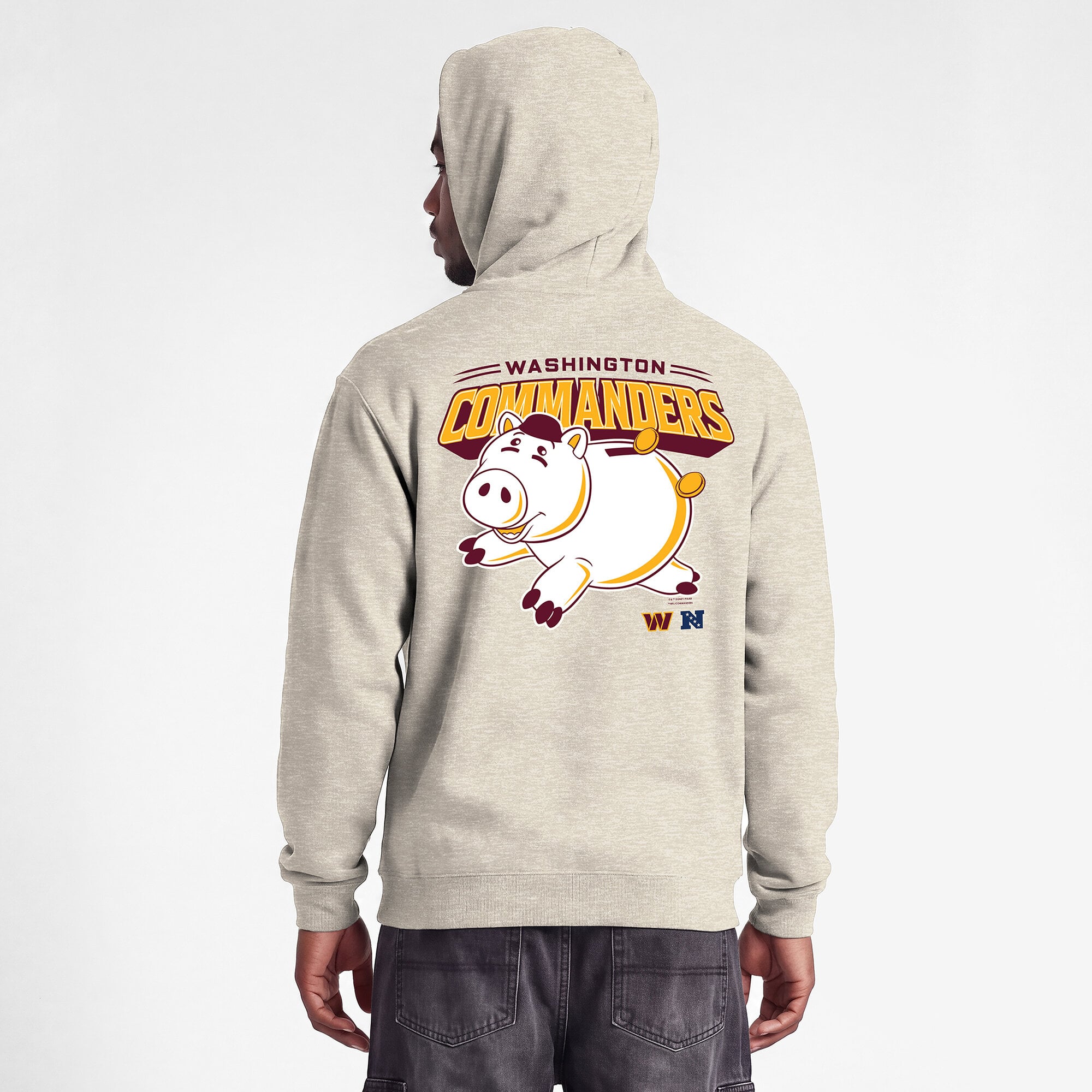 Sweat à capuche arrière Powerblend couleur avoine Disney x Champion pour homme