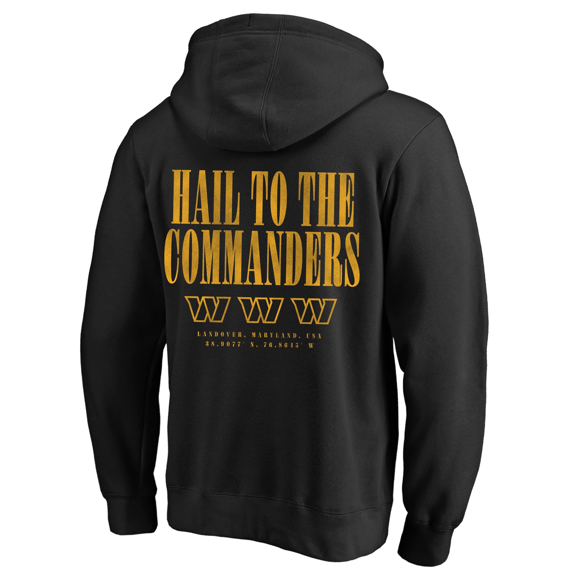 Men's Fanatics Black Washington Commanders Big & Tall Relaxed Intense Rivalry Hoodie