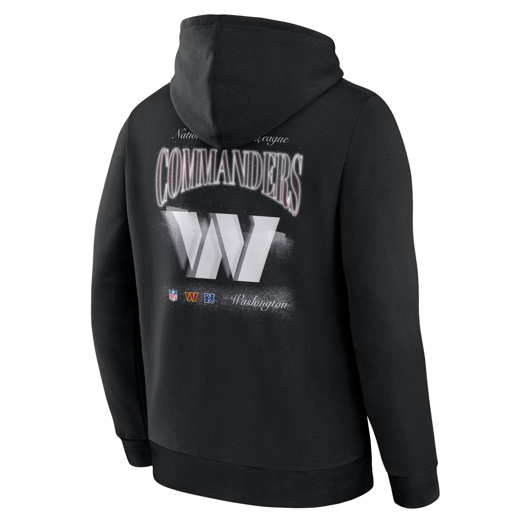 Men's Fanatics Black Washington Commanders Nightfall Long Sleeve Fleece Hoodie