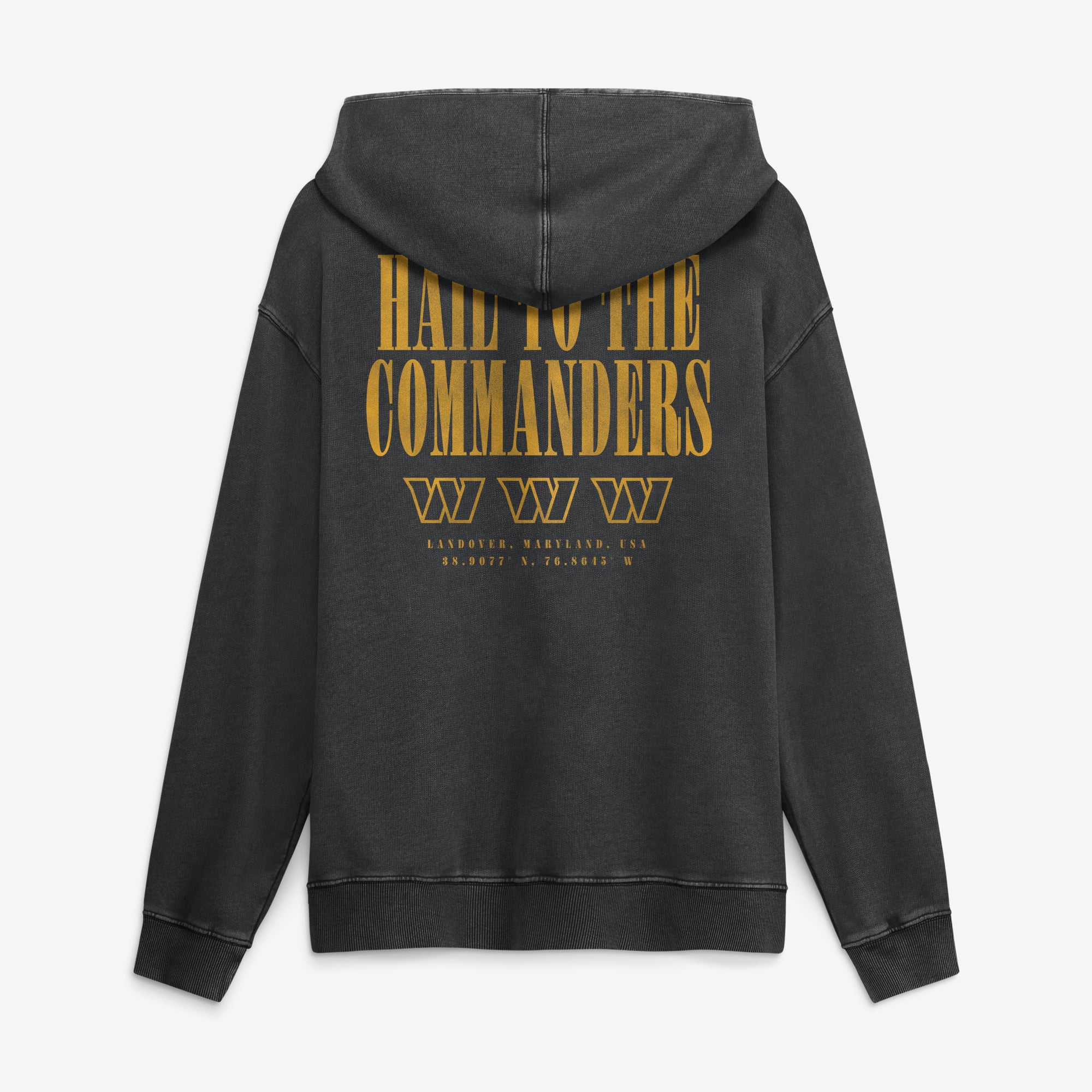 Men's Fanatics Black Washington Commanders Relaxed Intense Rivalry French Terry Hoodie