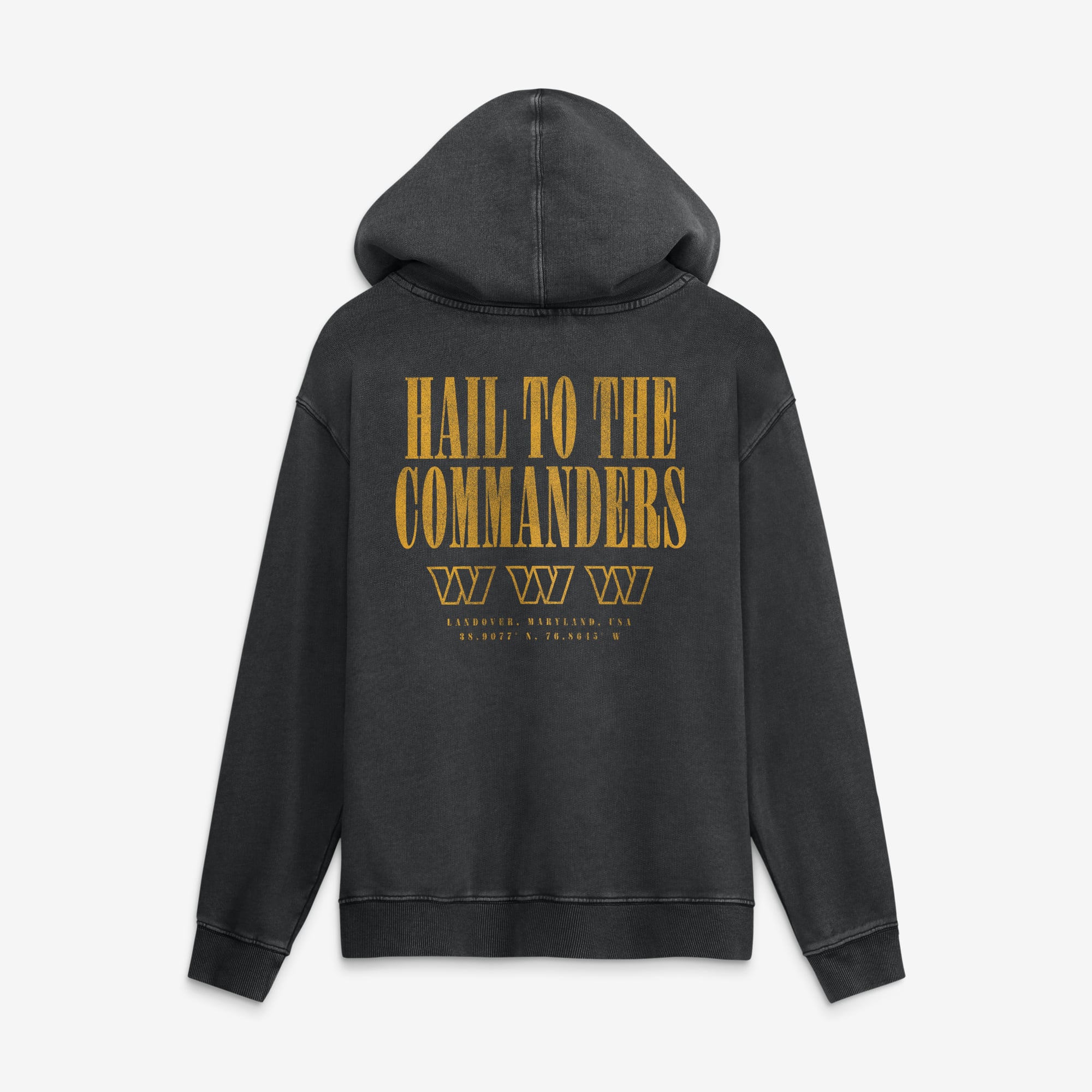 Men's Fanatics Black Washington Commanders Relaxed Intense Rivalry French Terry Hoodie