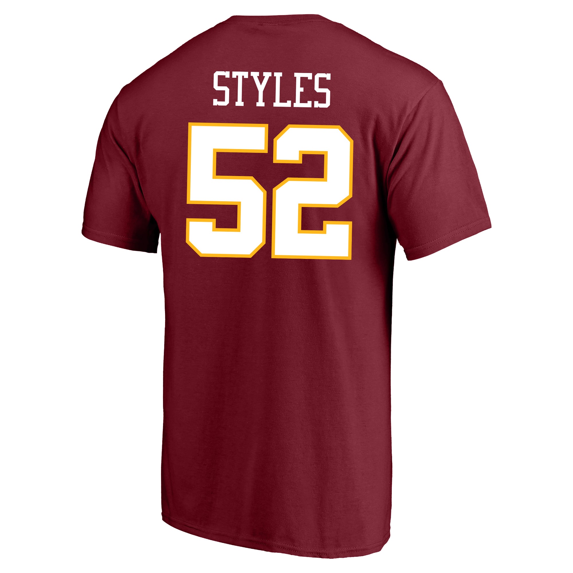 Men's Fanatics Sonny Styles Burgundy Washington Commanders Big & Tall Name Number T-Shirt