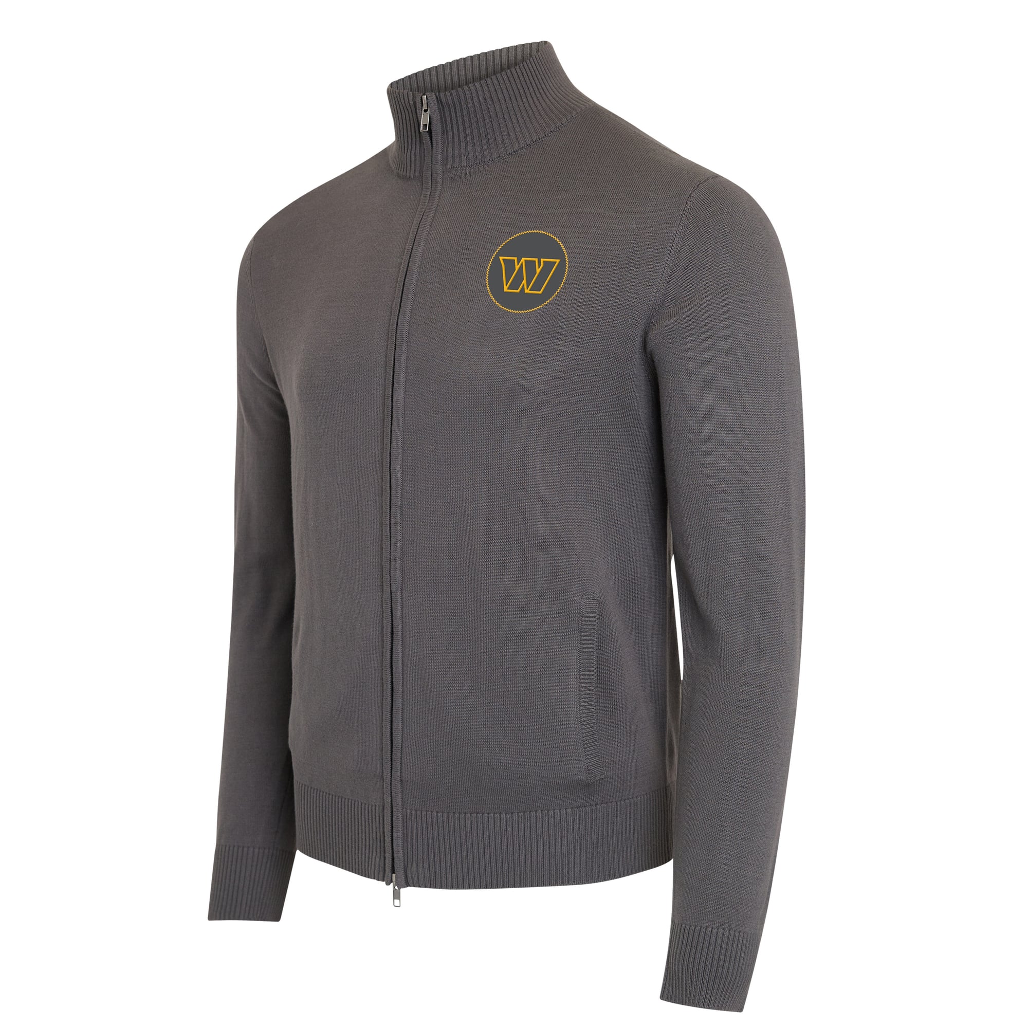 Pull zippé toutes saisons J. Palmer Charcoal Washington Commanders pour homme