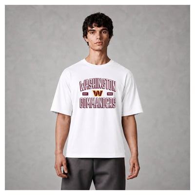 Washington Commanders Levelwear Luxe Moment Stronghold Knit T-Shirt - White