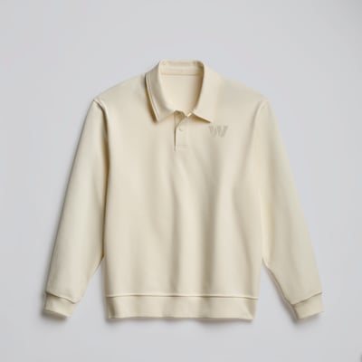  Washington Commanders lululemon Grand Standard Long Sleeve Polo - Coconut Ivory