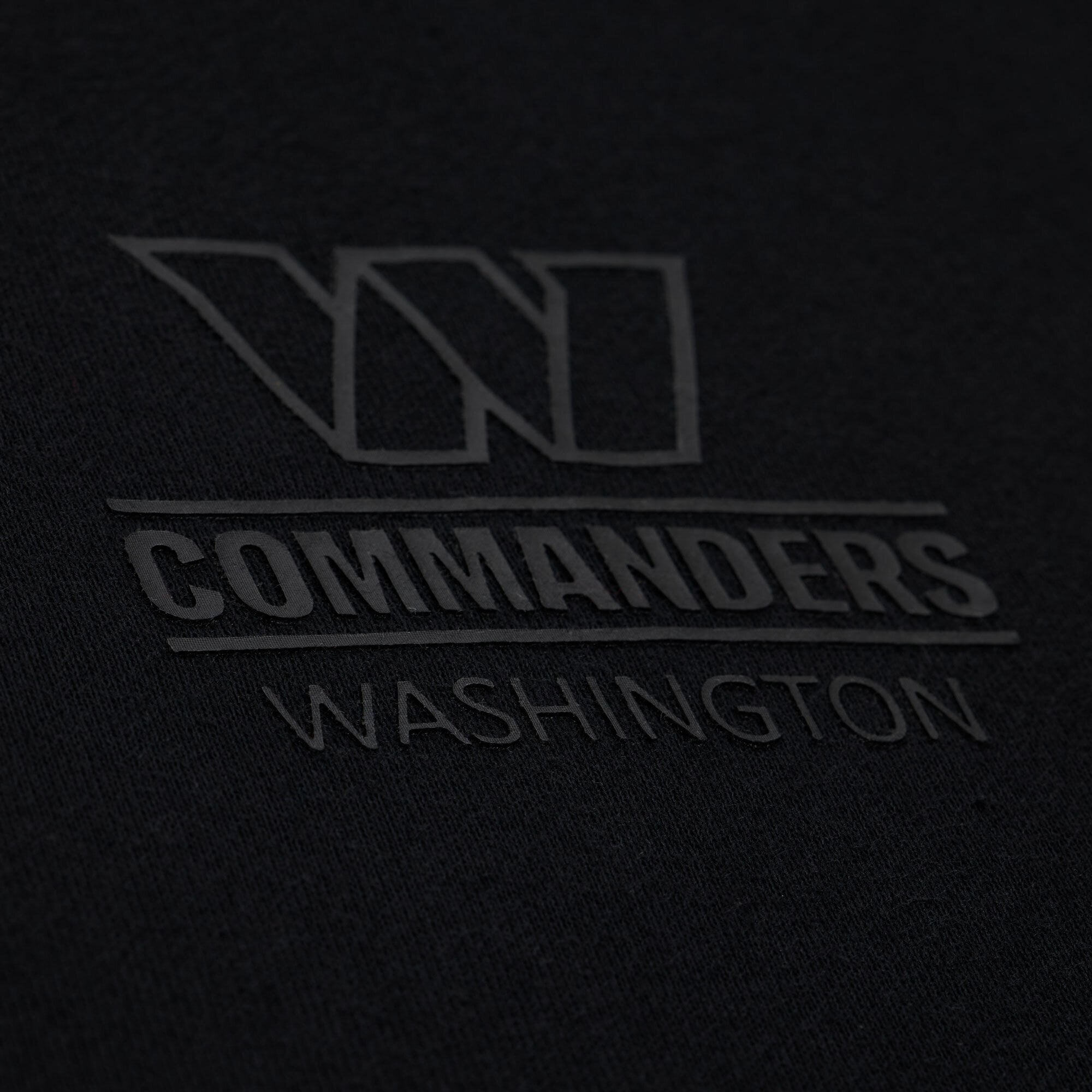 Men's Mitchell & Ness Black Washington Commanders Core Essentials Micro Logo Fleece Sweatshirt