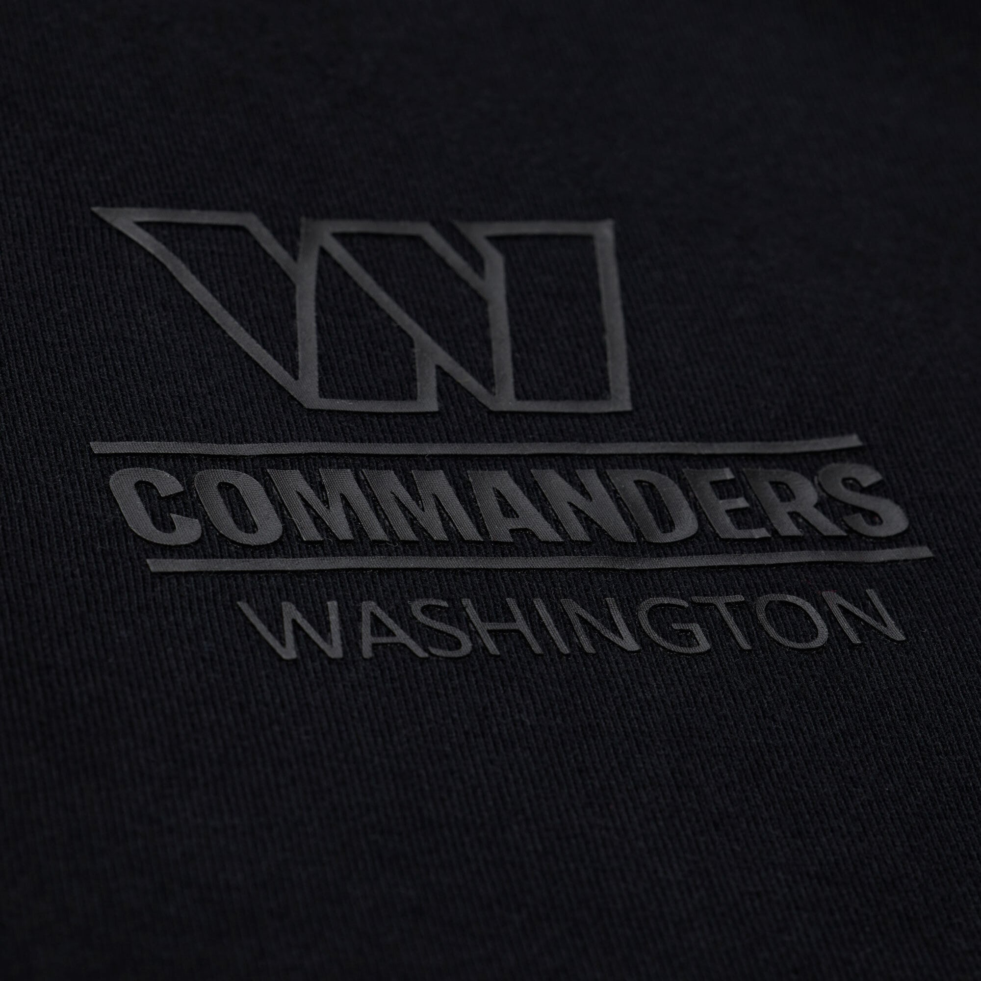 T-shirt Mitchell & Ness Black Washington Commanders Core Essentials Micro Logo pour homme