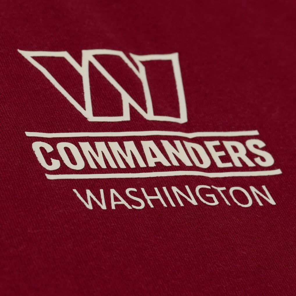 Men's Mitchell & Ness Burgundy Washington Commanders Core Essentials Micro Logo T-Shirt