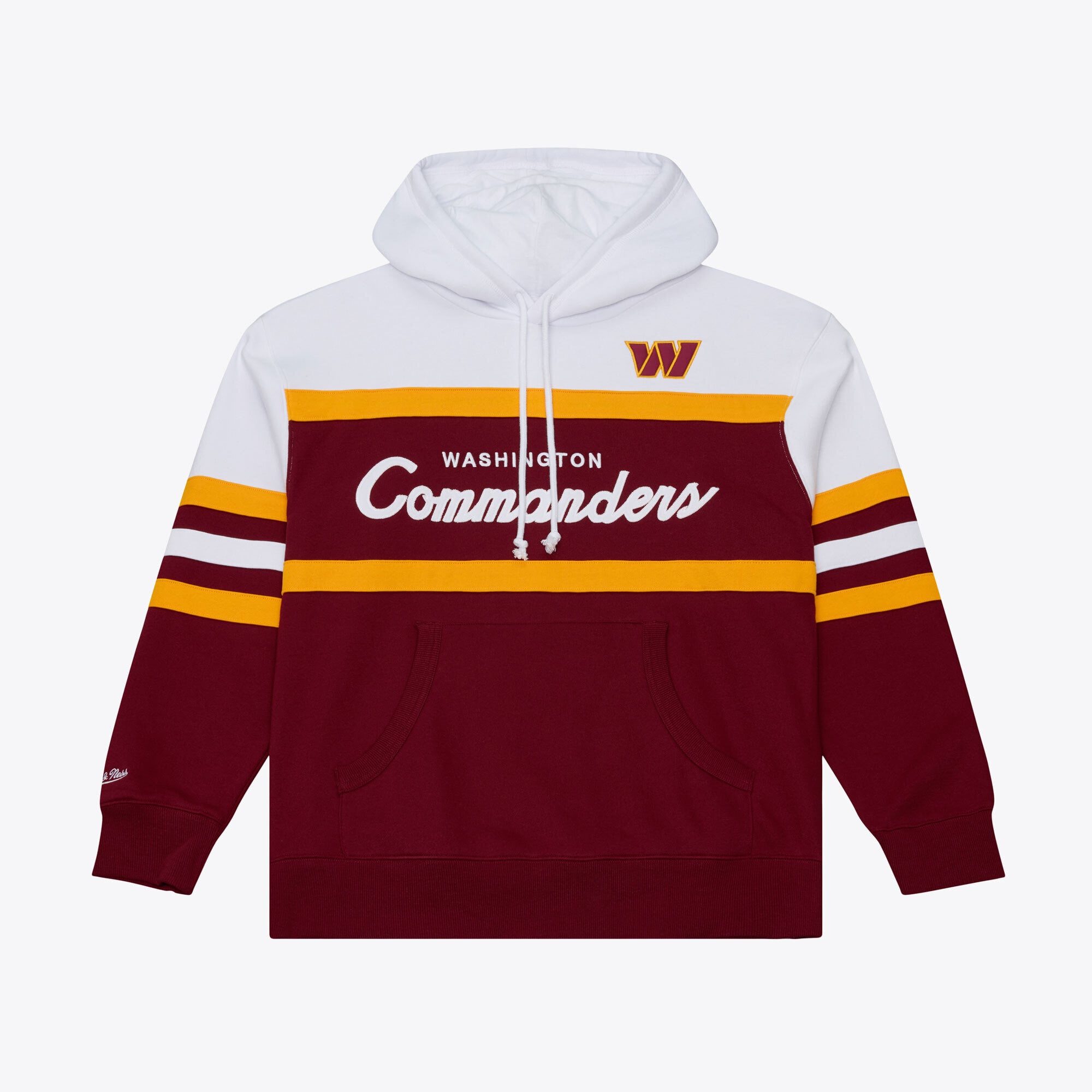 Men's Mitchell & Ness Burgundy Washington Commanders Head Coach Hoodie