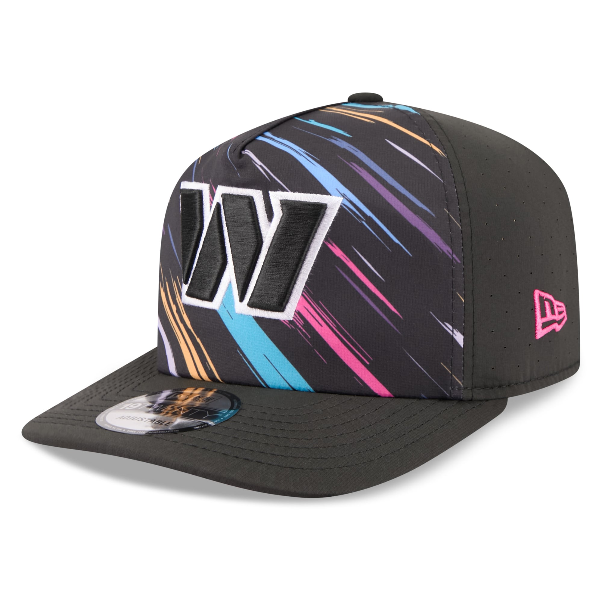 Men's New Era Black Washington Commanders 2026 NFL Crucial Catch 19TWENTY Adjustable Hat