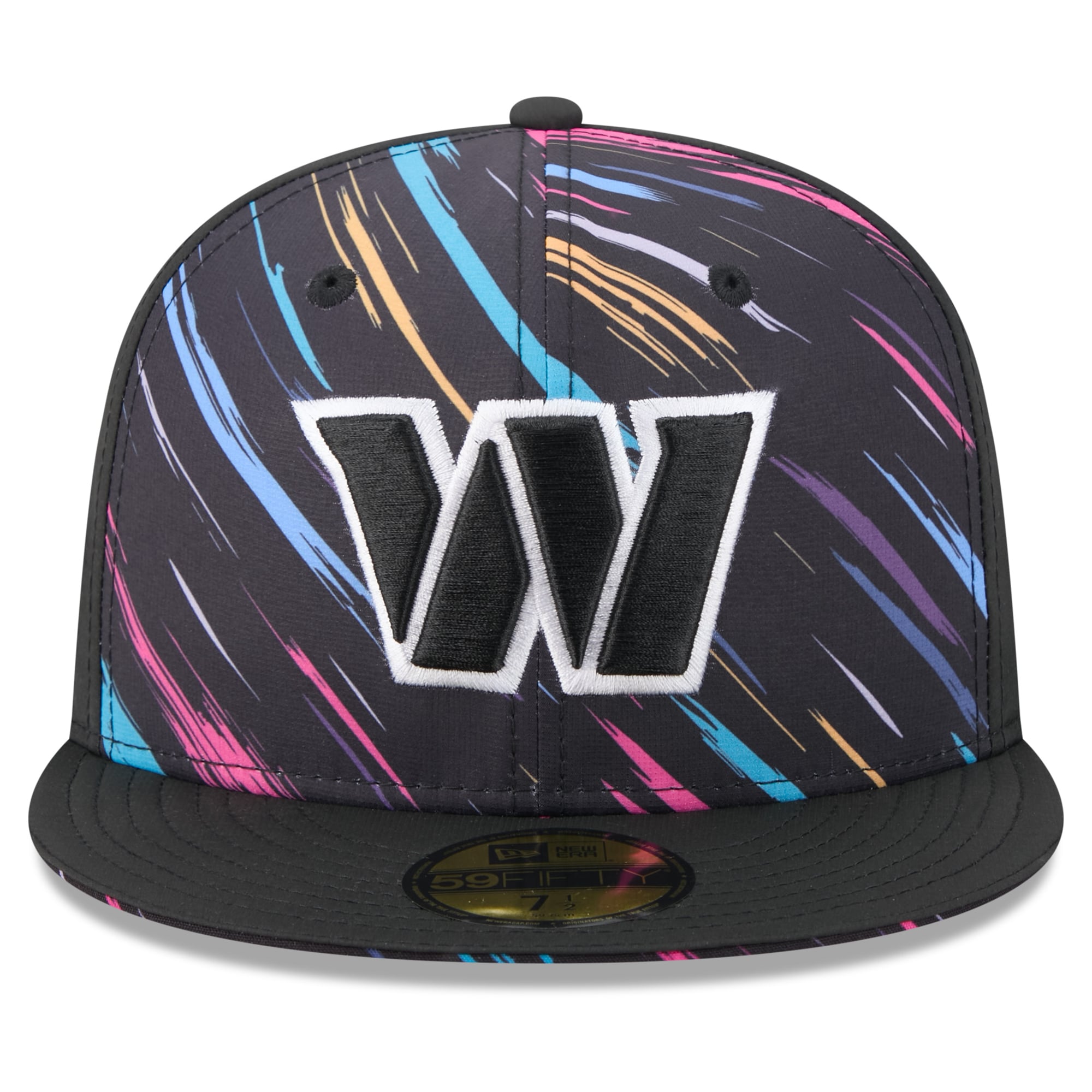 Men's New Era Black Washington Commanders 2026 NFL Crucial Catch 59FIFTY Fitted Hat